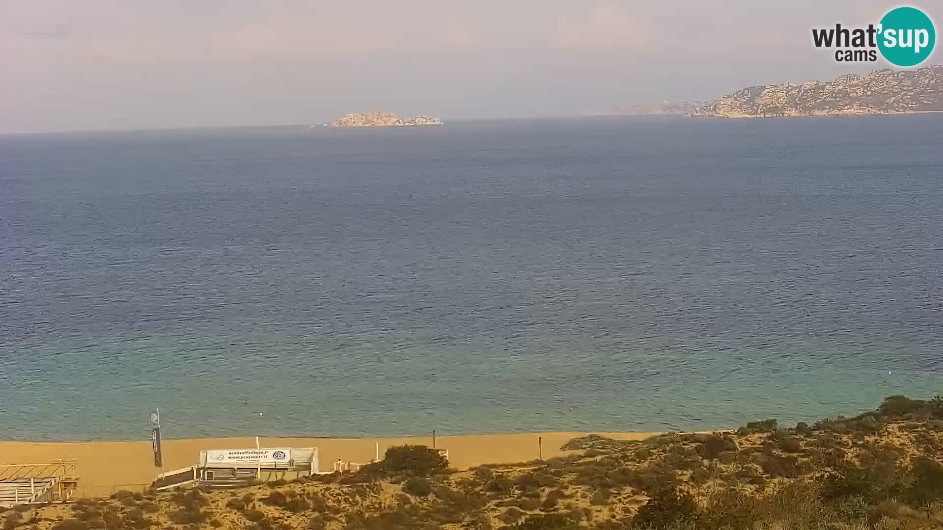 Spletna kamera plaža Porto Pollo Sardinija v živo