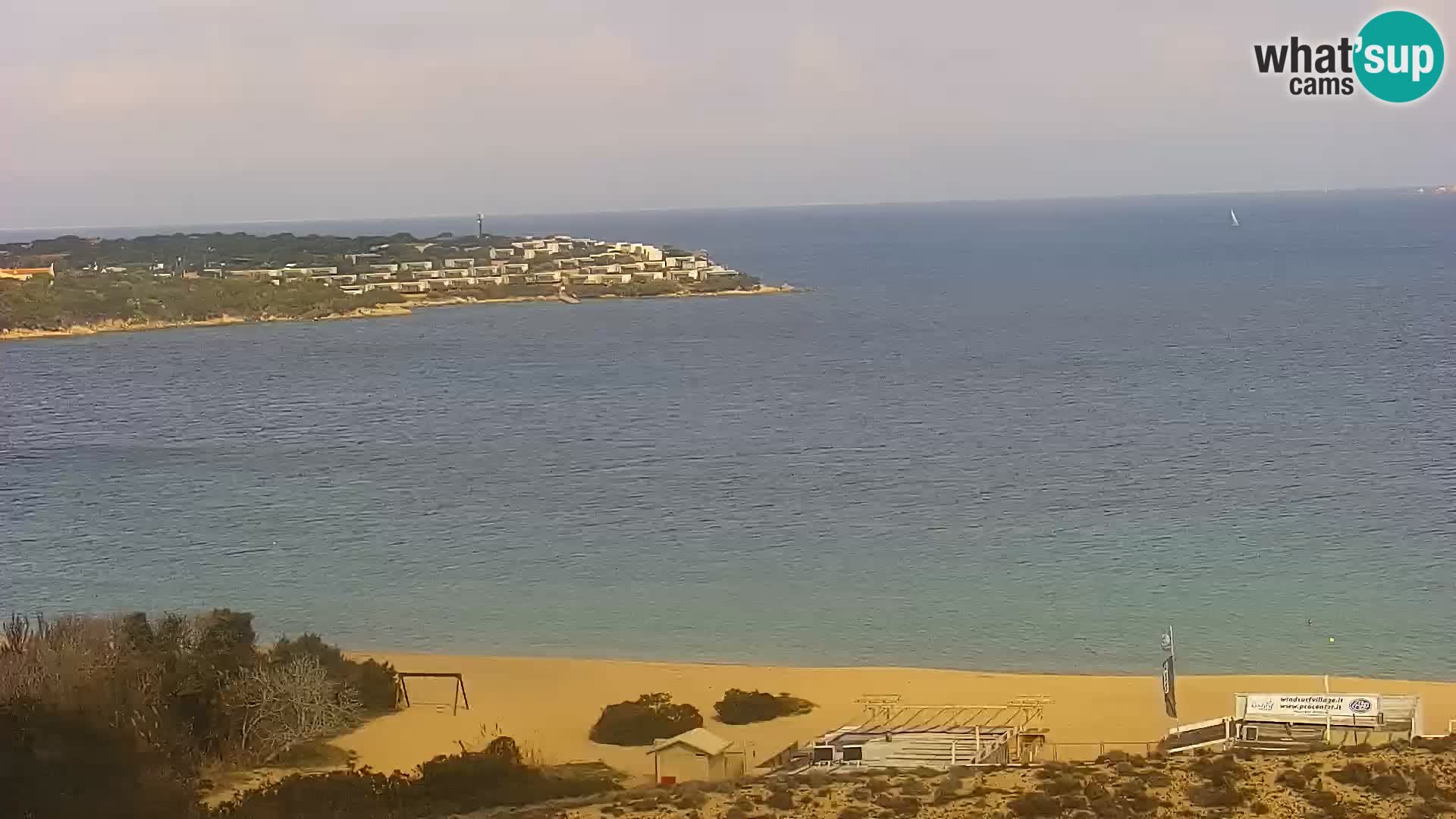 Livecam Porto Pollo plage Sardaigne webcam