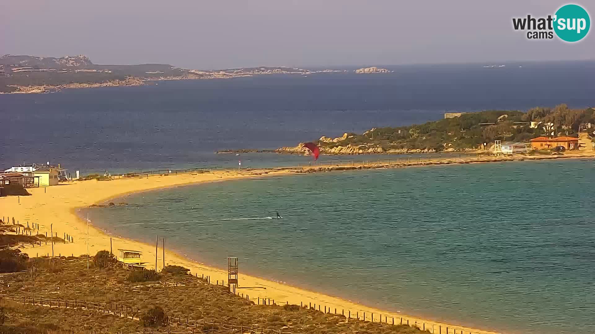 Spletna kamera plaža Porto Pollo Sardinija v živo