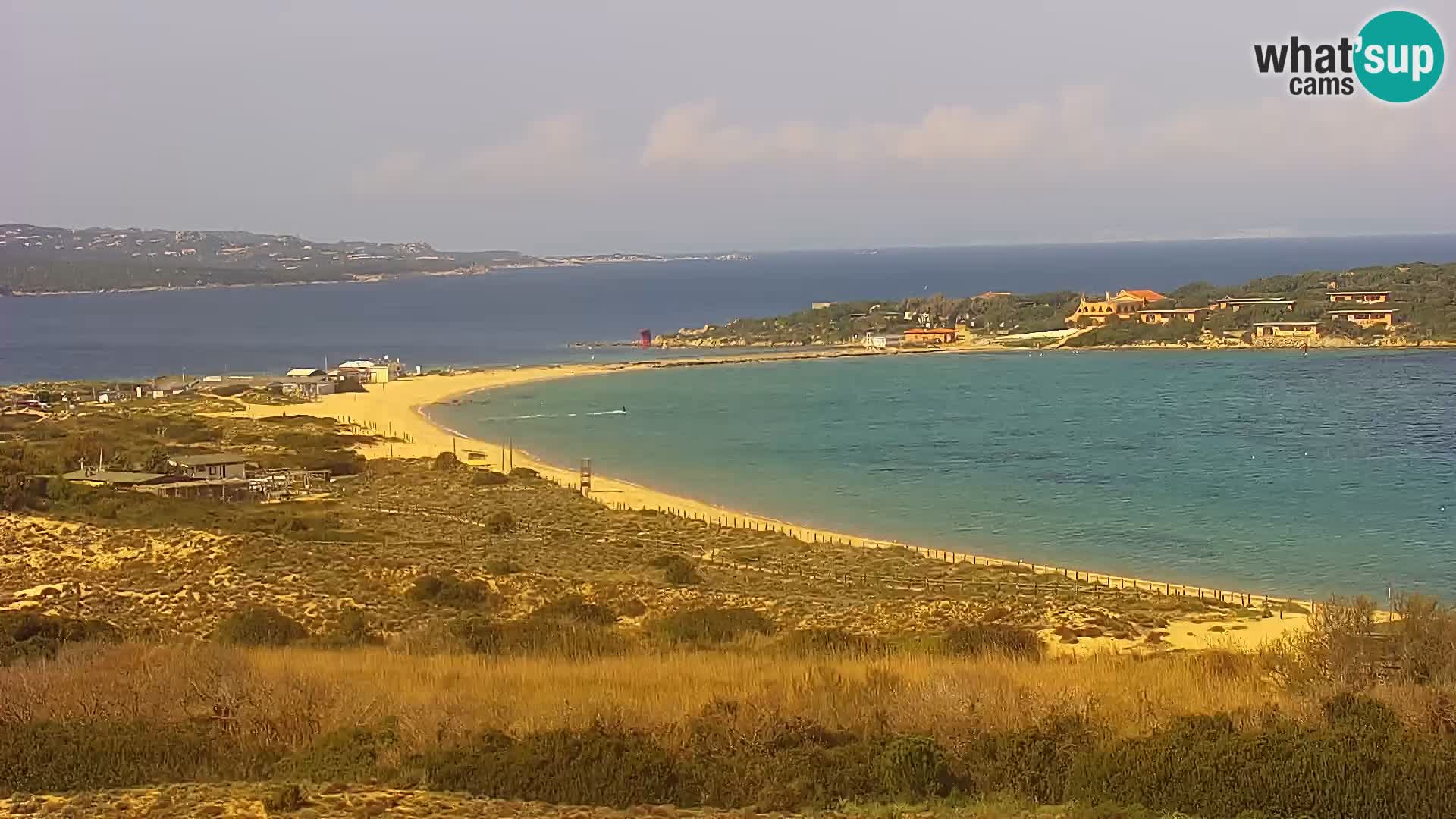 Livecam Porto Pollo plage Sardaigne webcam