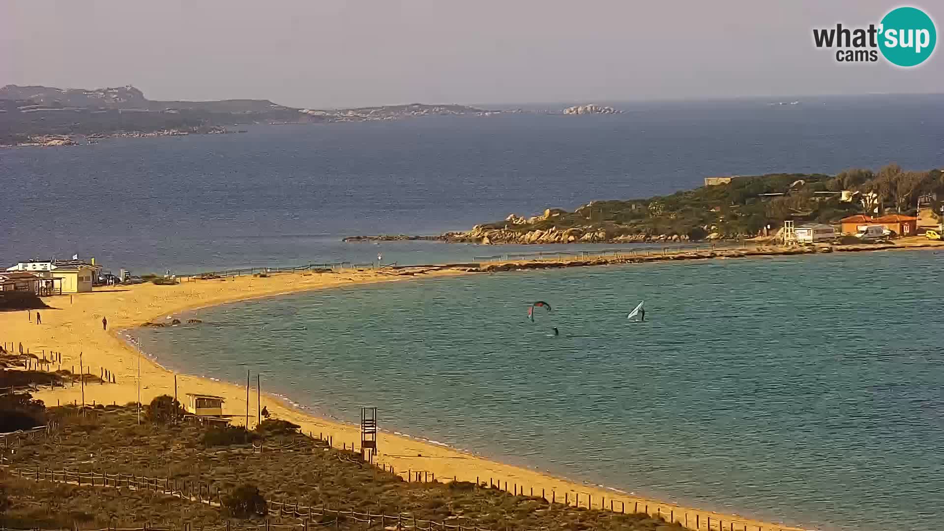 Webcam Strand Porto Pollo Sardinien live kamera