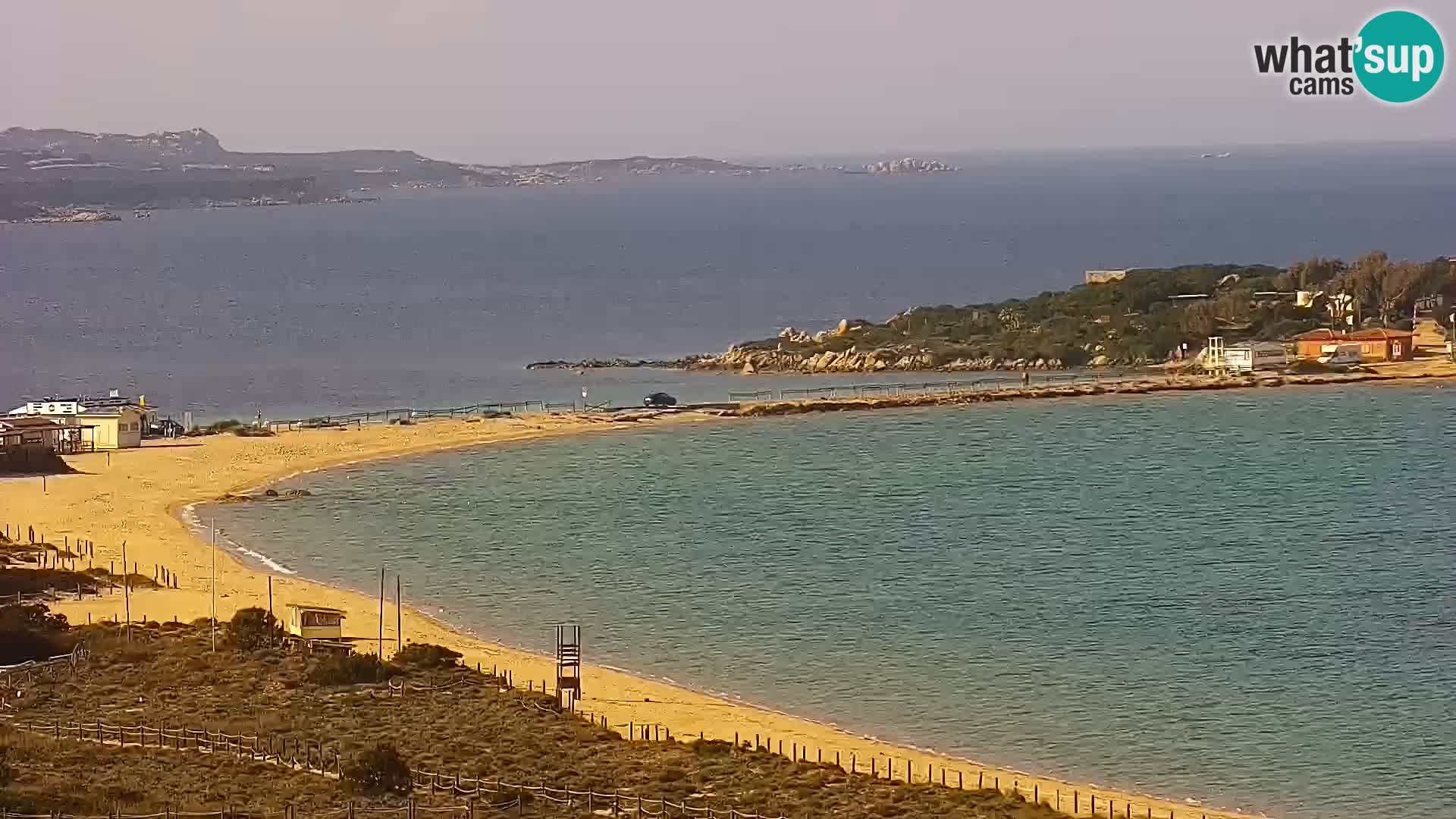 Livecam Porto Pollo plage Sardaigne webcam