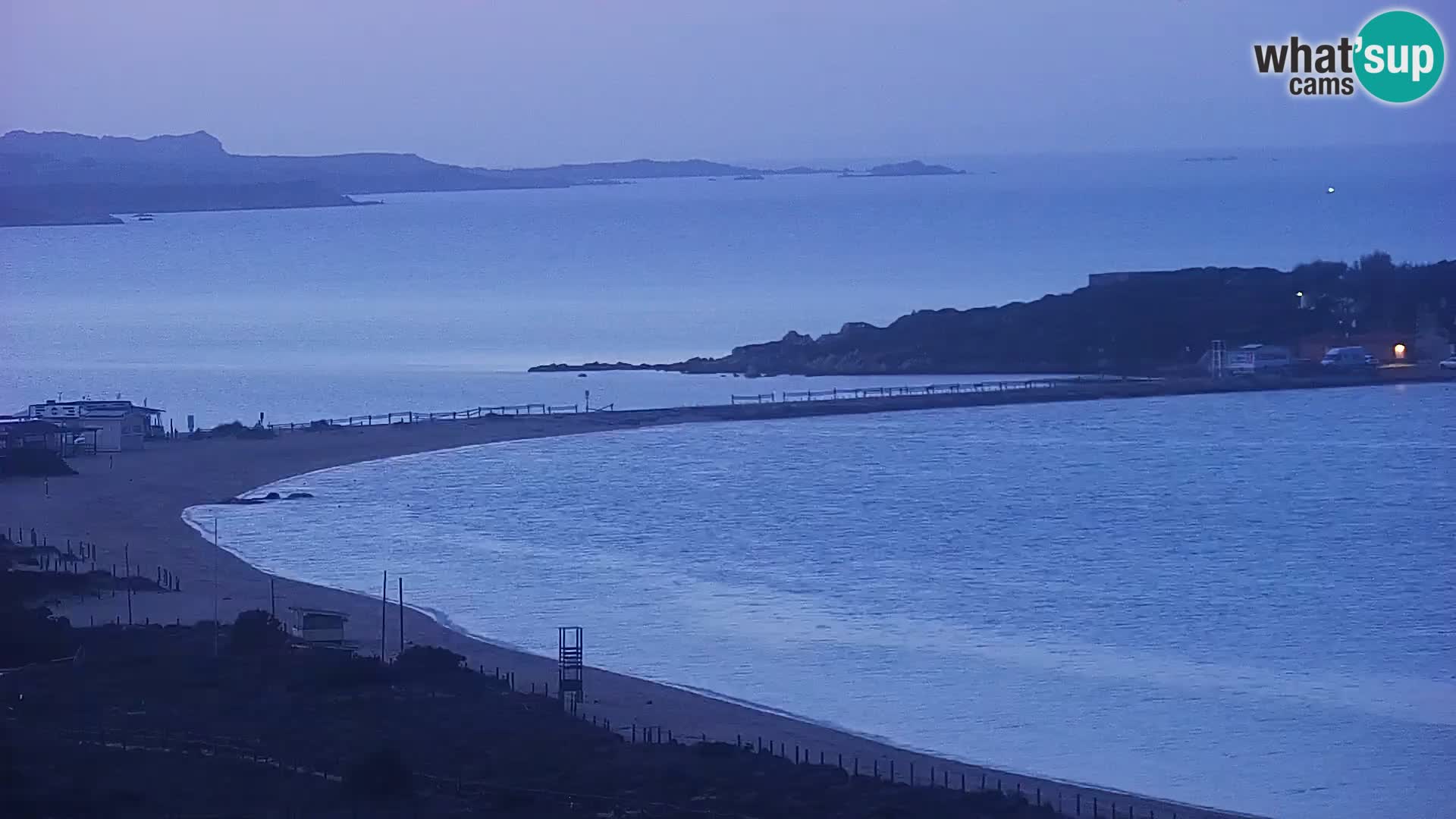 Camera en vivo Porto Pollo playa Cerdeña