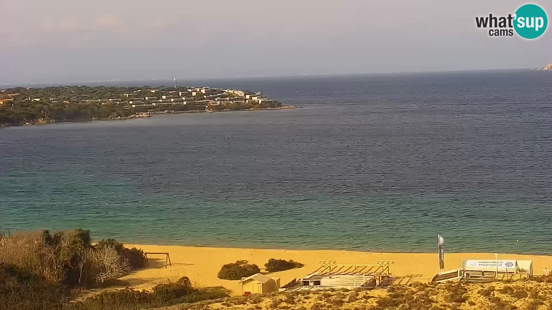 Webcam Strand Porto Pollo Sardinien live kamera