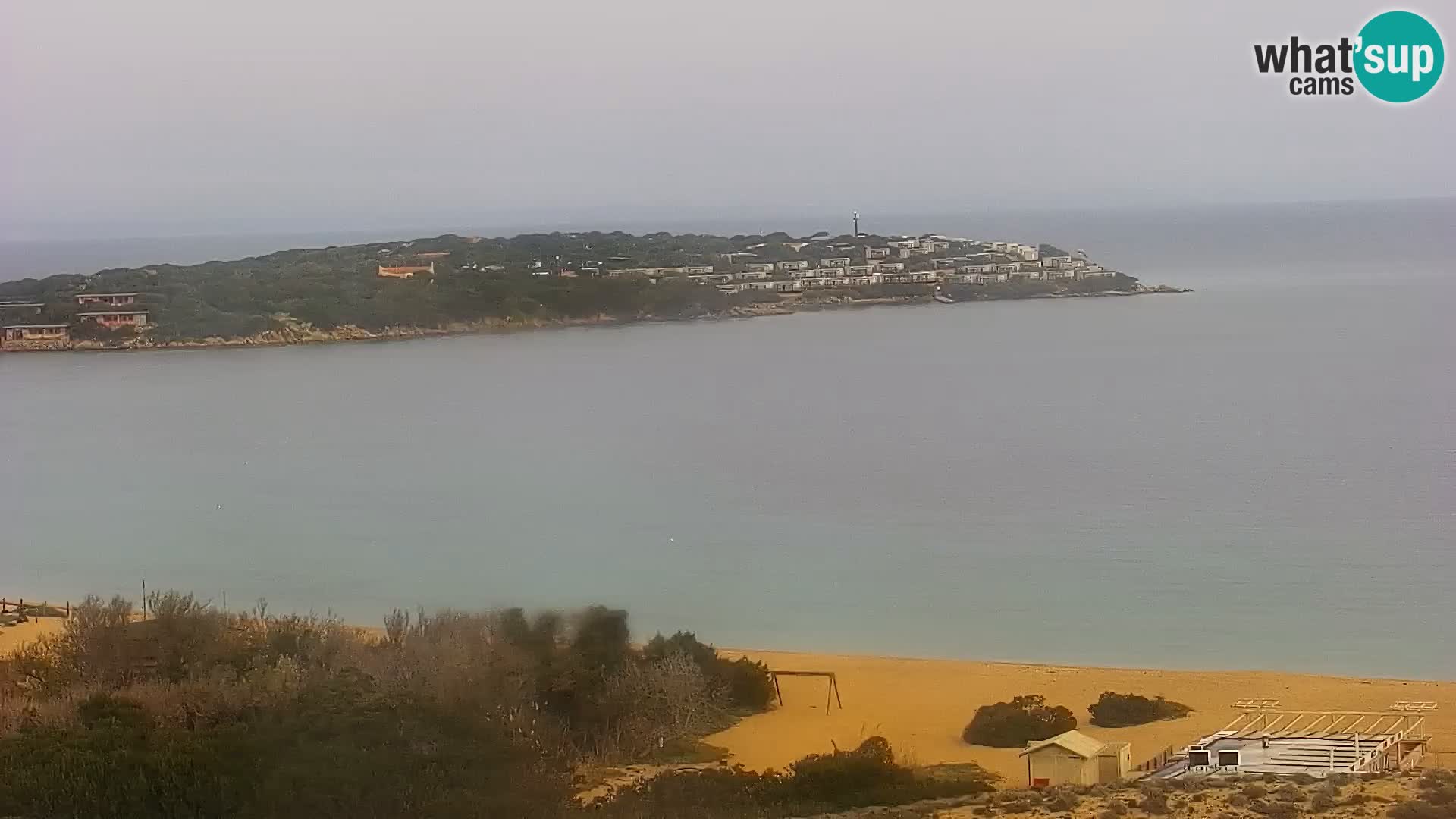 Webcam Strand Porto Pollo Sardinien live kamera