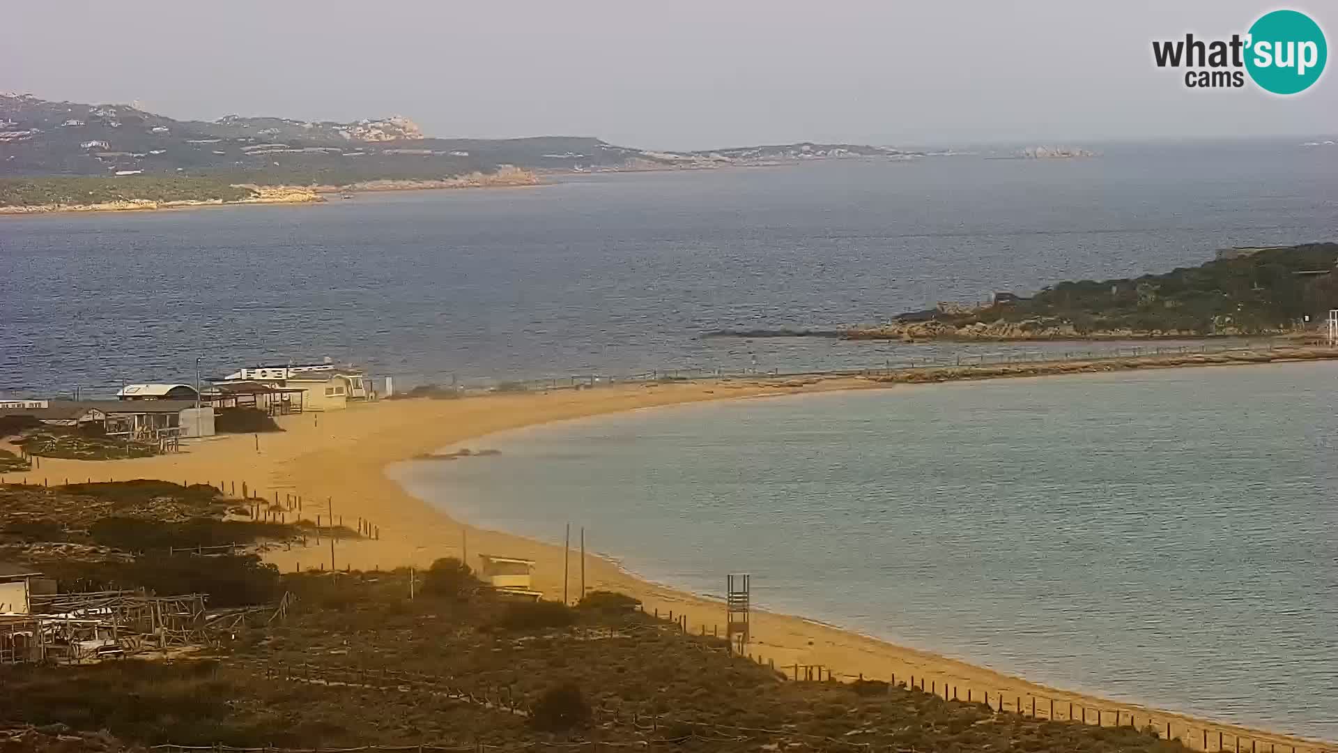 Spletna kamera plaža Porto Pollo Sardinija v živo