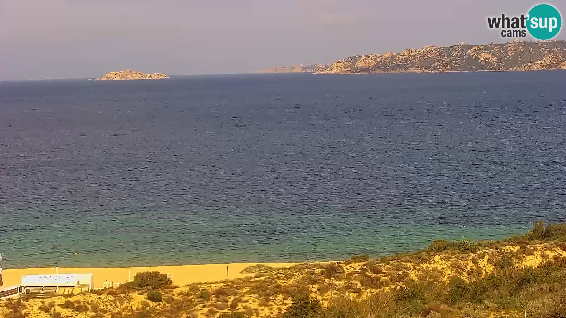 Spletna kamera plaža Porto Pollo Sardinija v živo