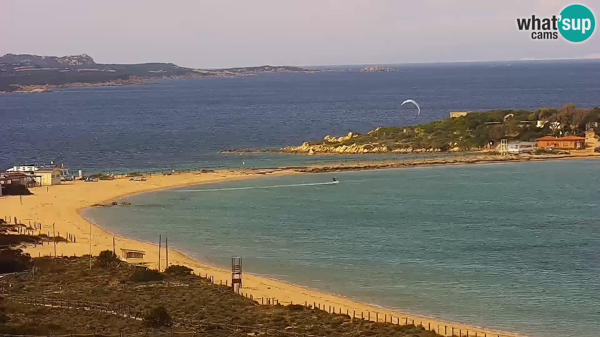 Livecam Porto Pollo plage Sardaigne webcam