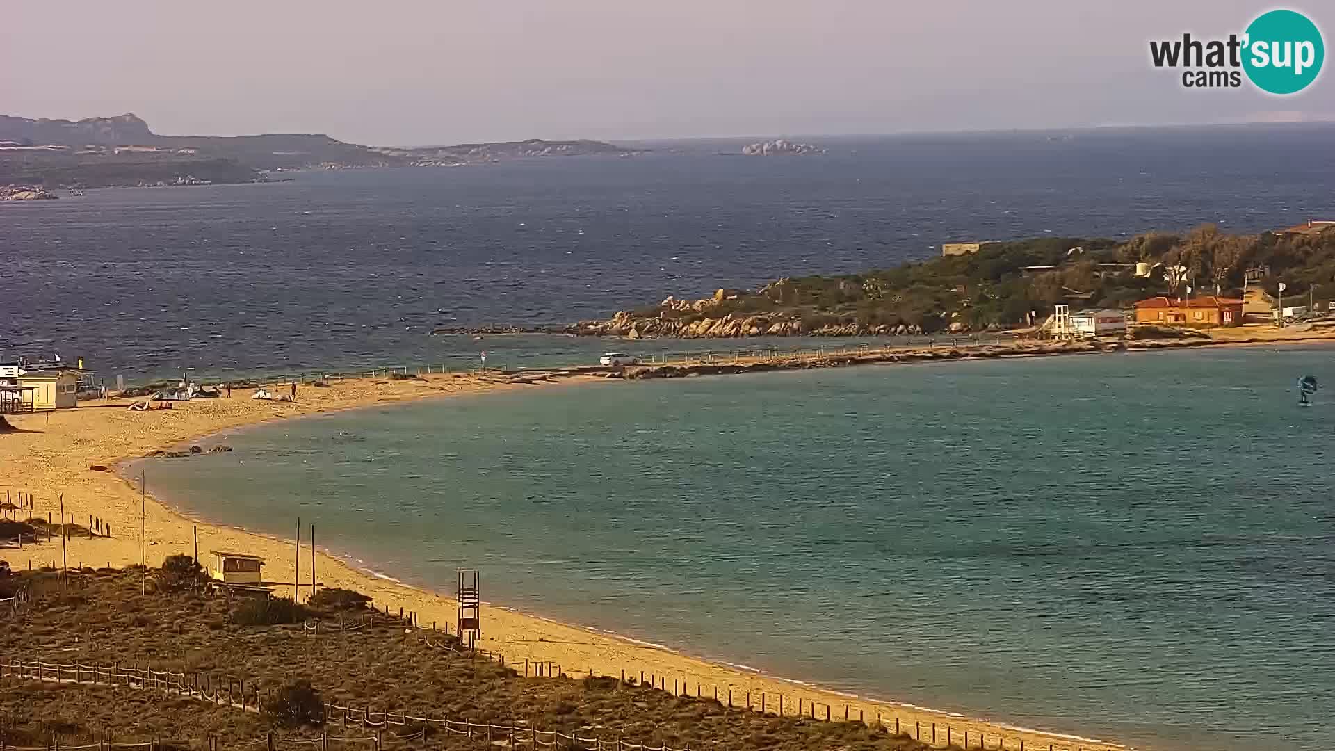 Webcam Strand Porto Pollo Sardinien live kamera