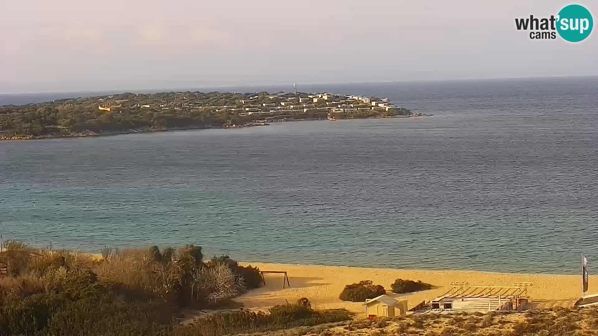 Spletna kamera plaža Porto Pollo Sardinija v živo