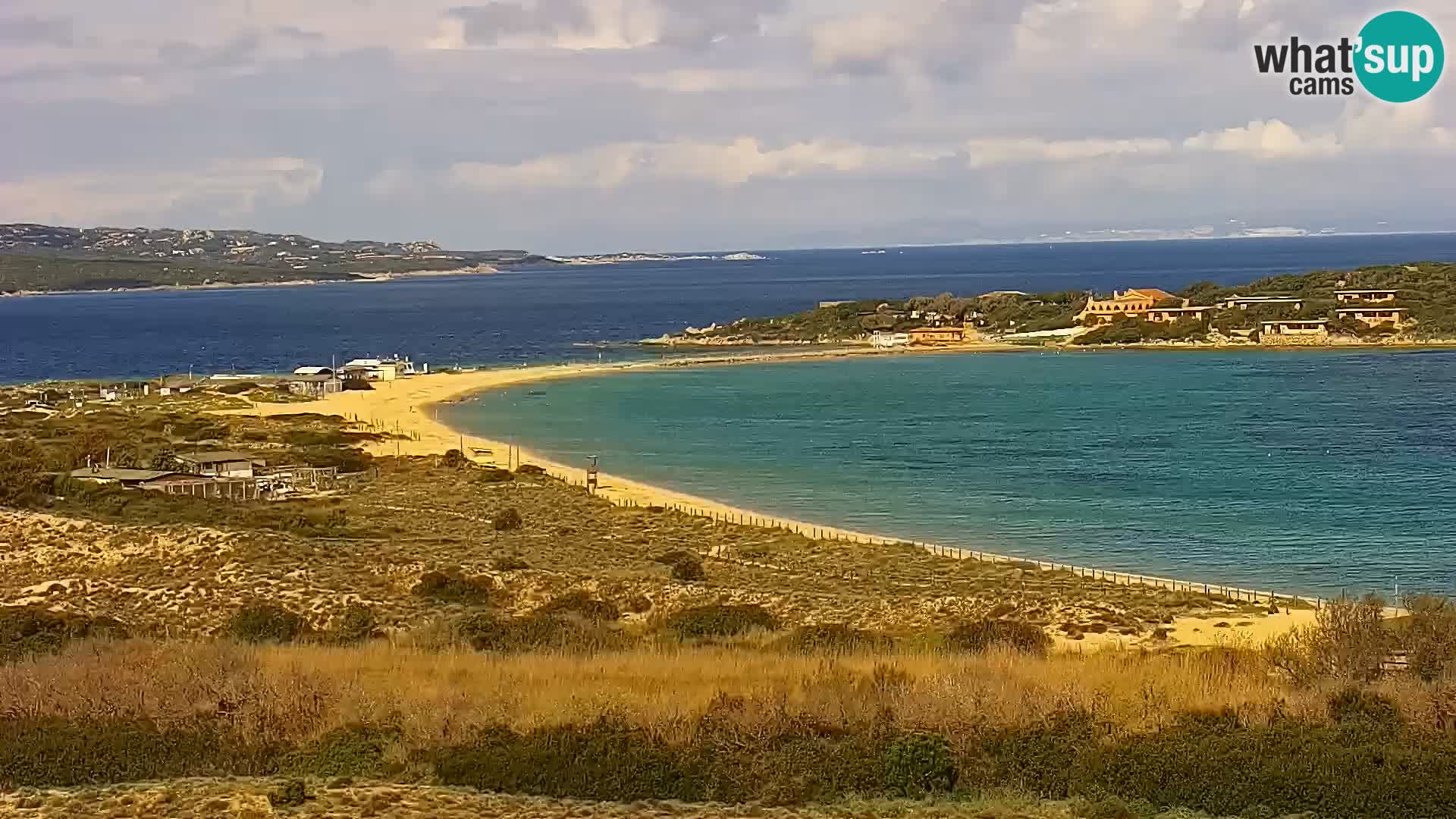 Livecam Porto Pollo plage Sardaigne webcam