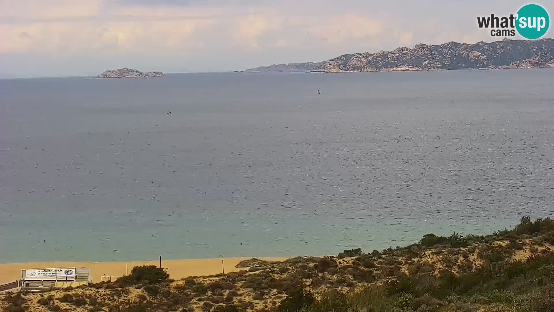 Livecam Porto Pollo plage Sardaigne webcam