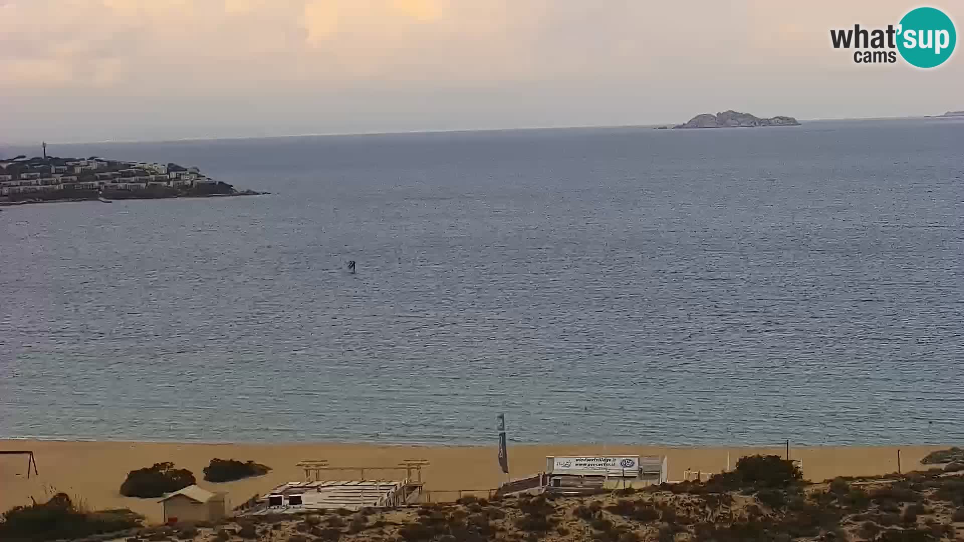 Livecam Porto Pollo plage Sardaigne webcam