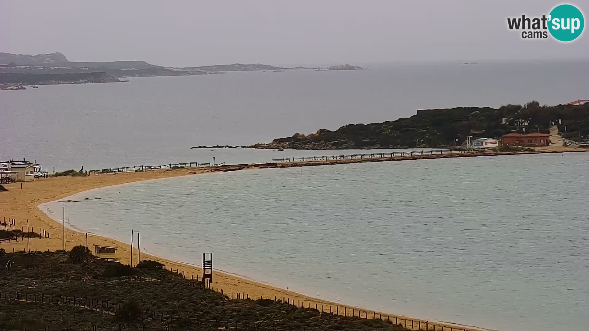 Livecam Porto Pollo plage Sardaigne webcam