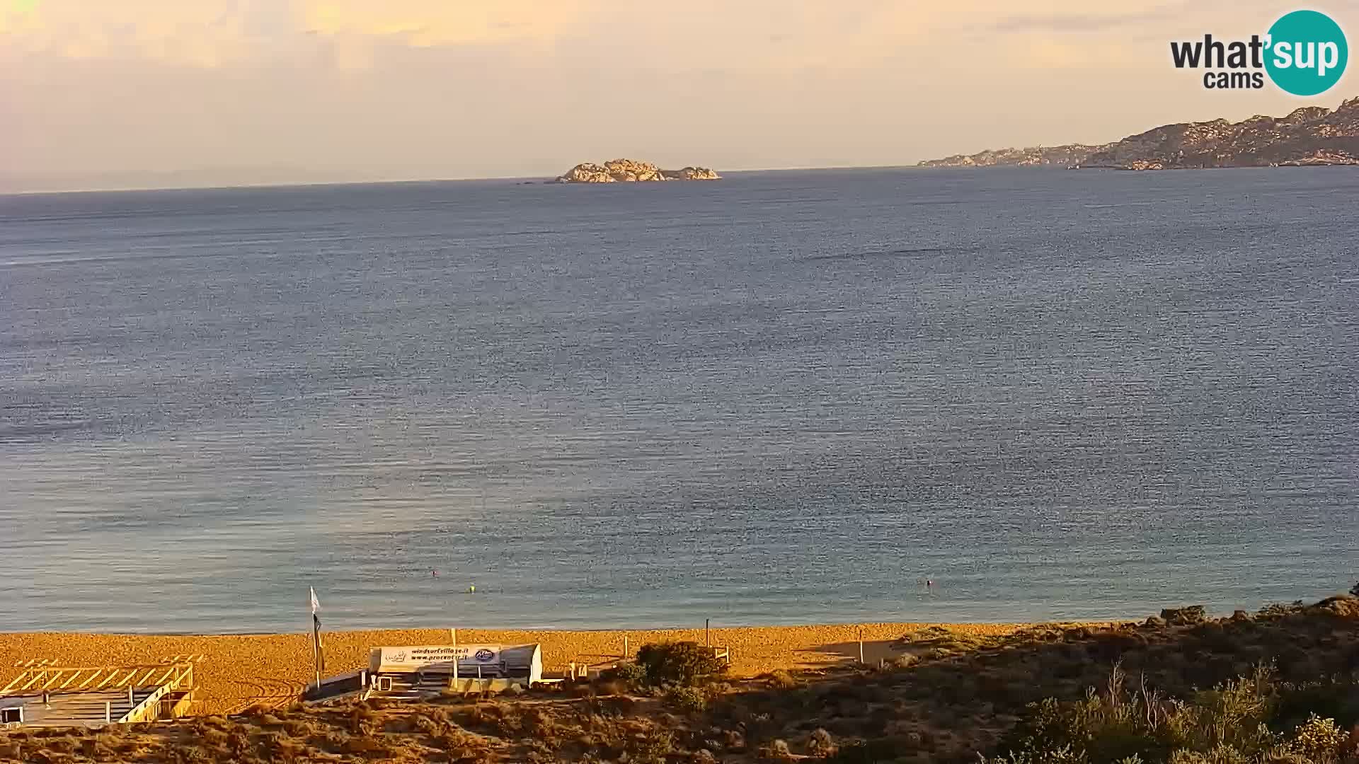 Webcam Porto Pollo spiaggia Sardegna livecam