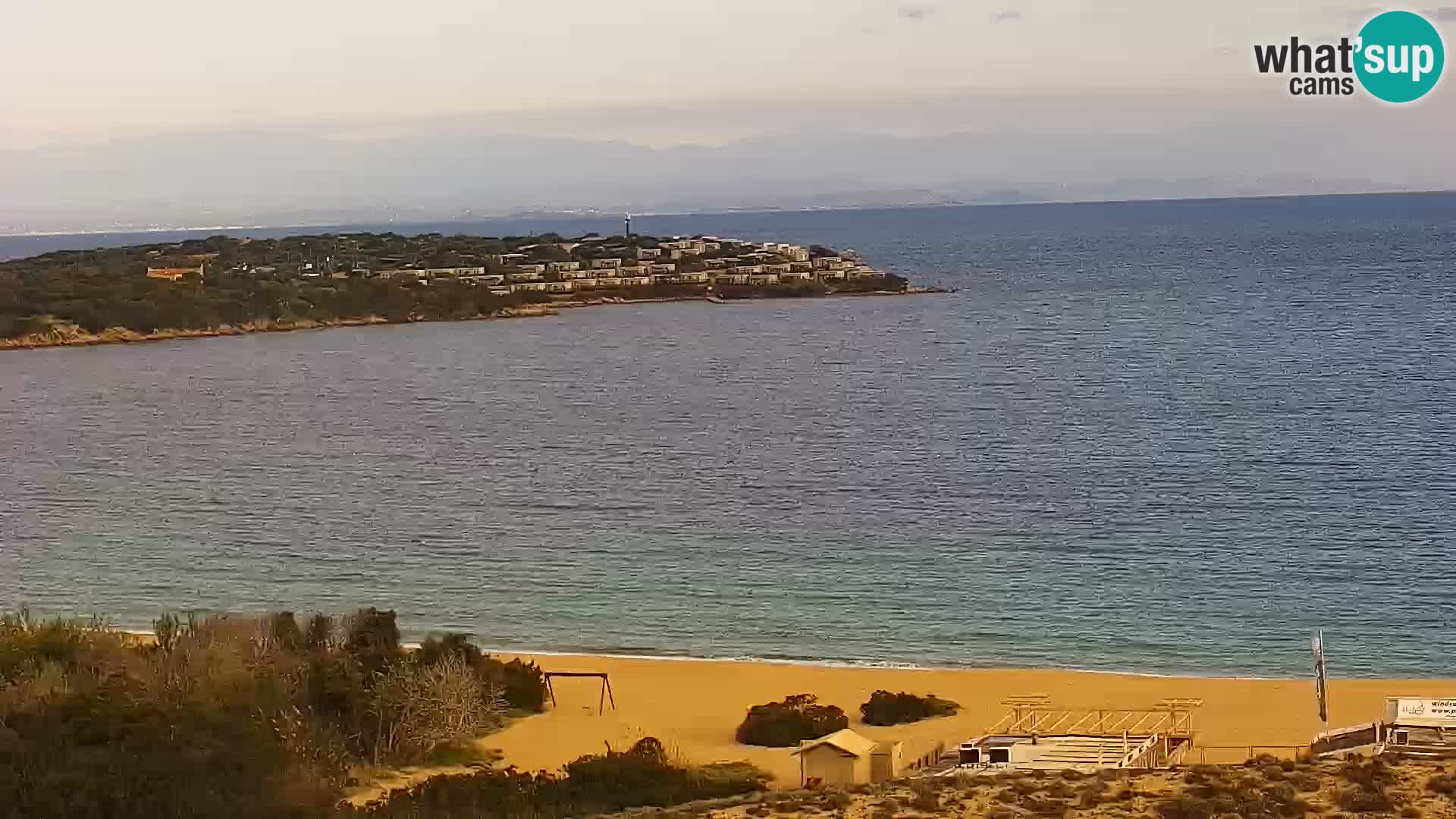 Spletna kamera plaža Porto Pollo Sardinija v živo