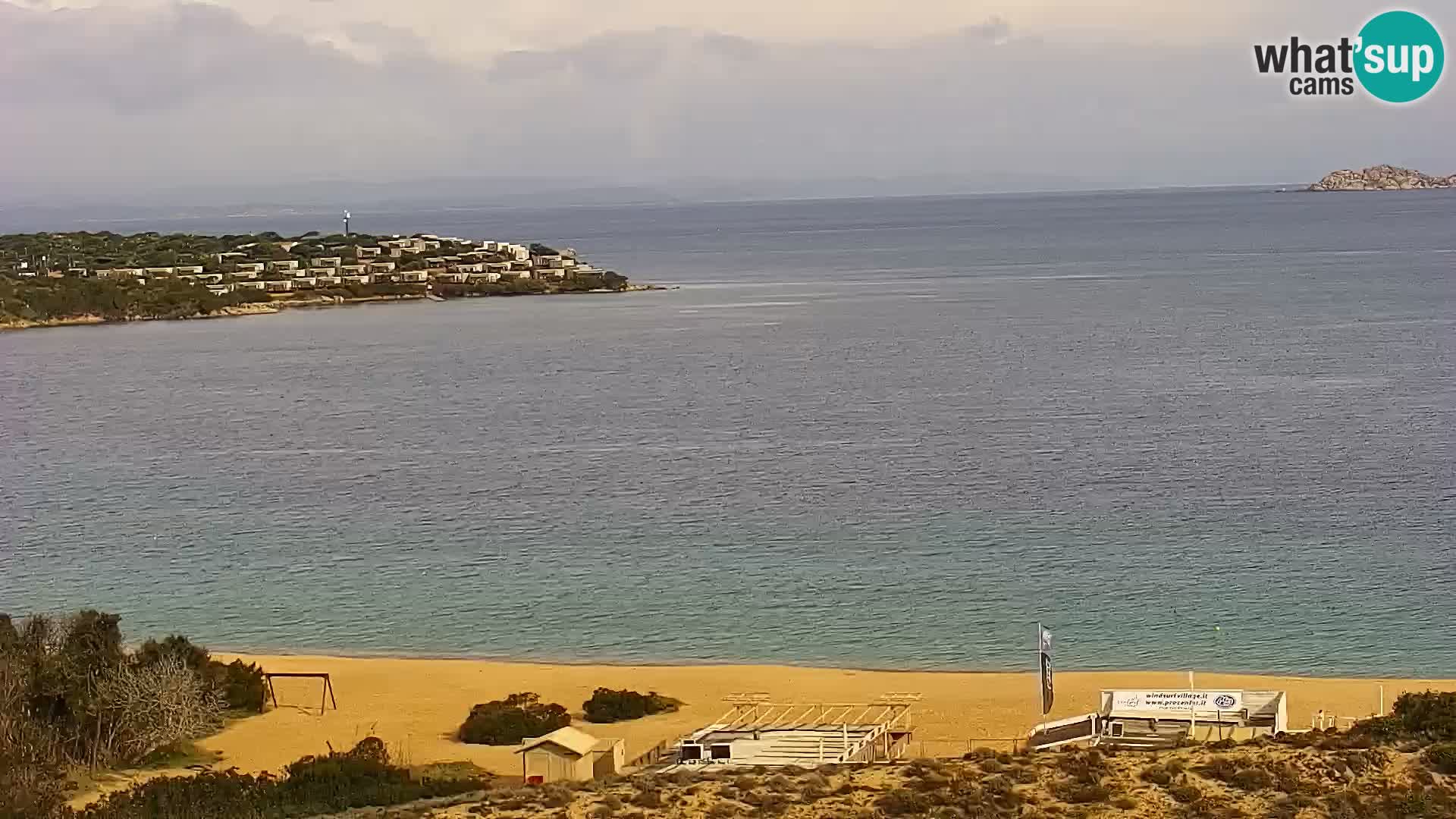 Webcam Strand Porto Pollo Sardinien live kamera