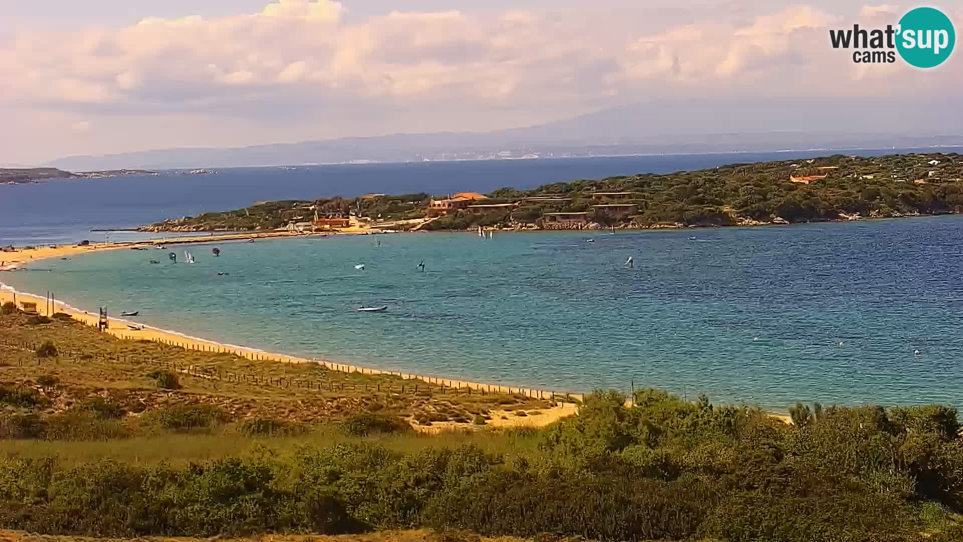 Spletna kamera plaža Porto Pollo Sardinija v živo