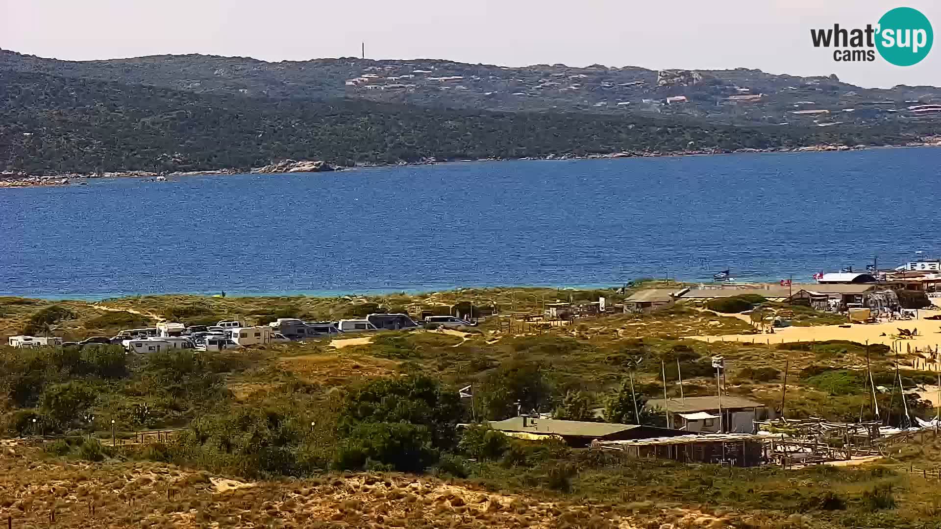 Livecam Porto Pollo plage Sardaigne webcam
