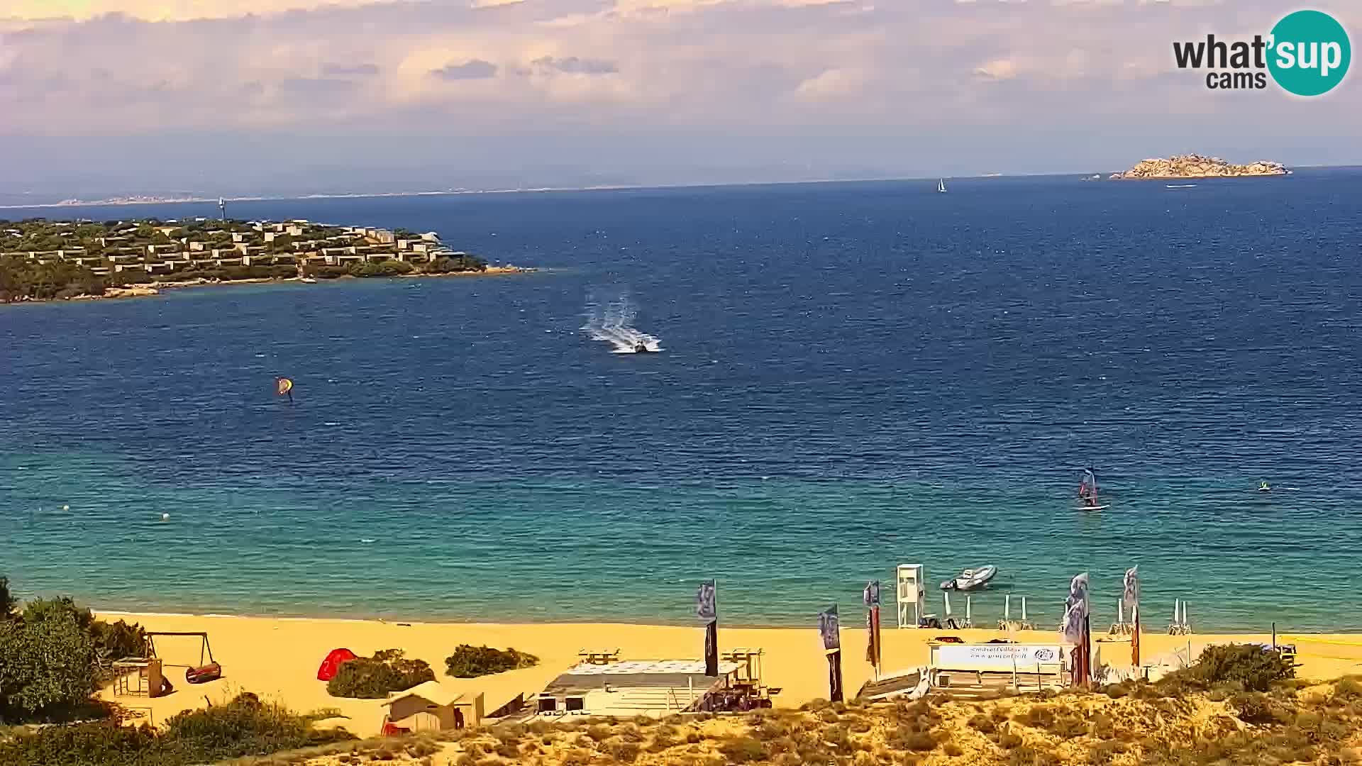 Camera en vivo Porto Pollo playa Cerdeña