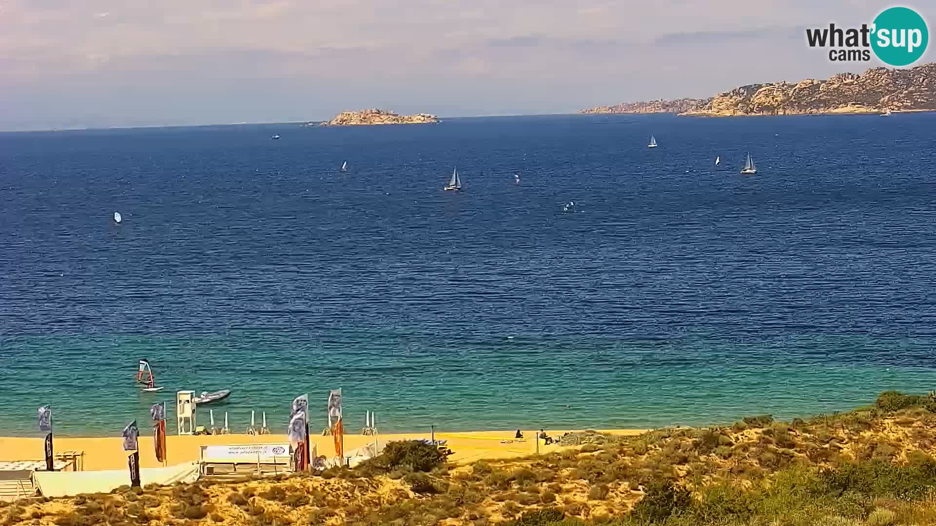 Spletna kamera plaža Porto Pollo Sardinija v živo