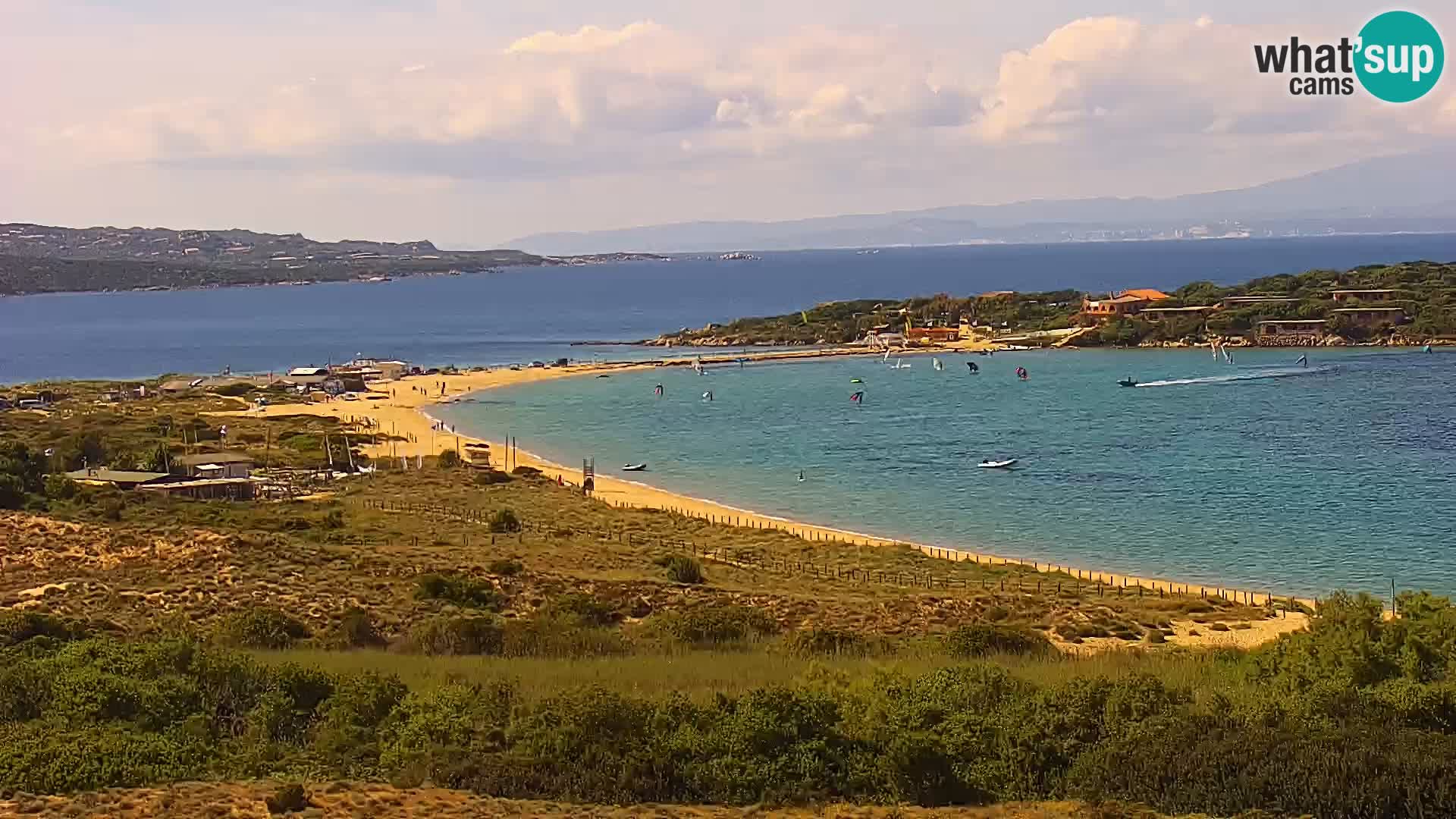 Livecam Porto Pollo plage Sardaigne webcam