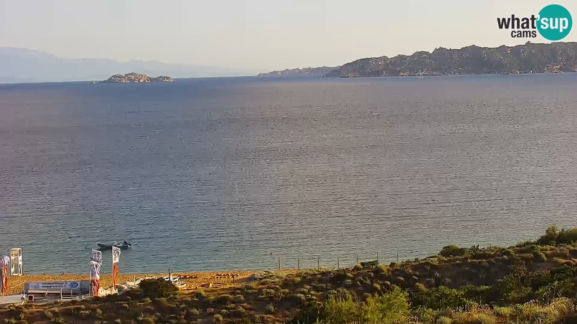 Spletna kamera plaža Porto Pollo Sardinija v živo