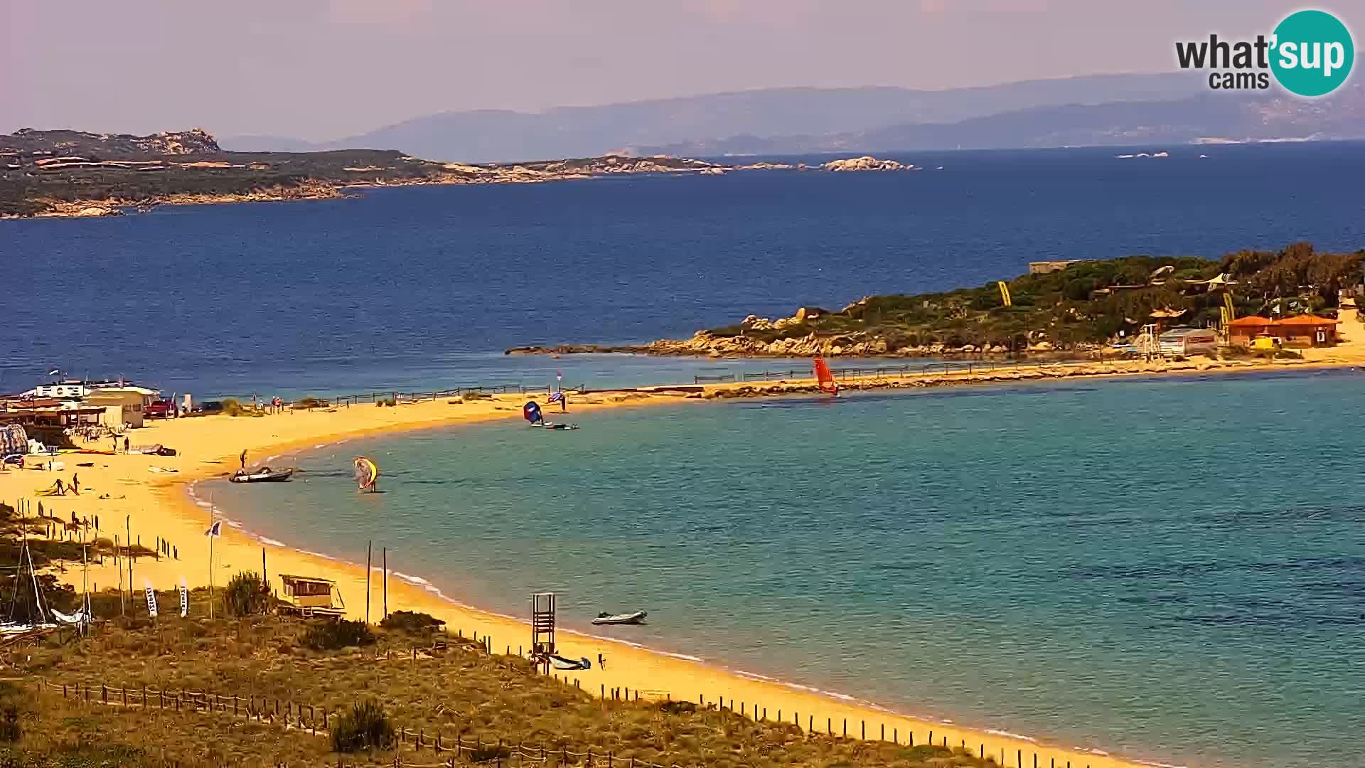 Livecam Porto Pollo plage Sardaigne webcam