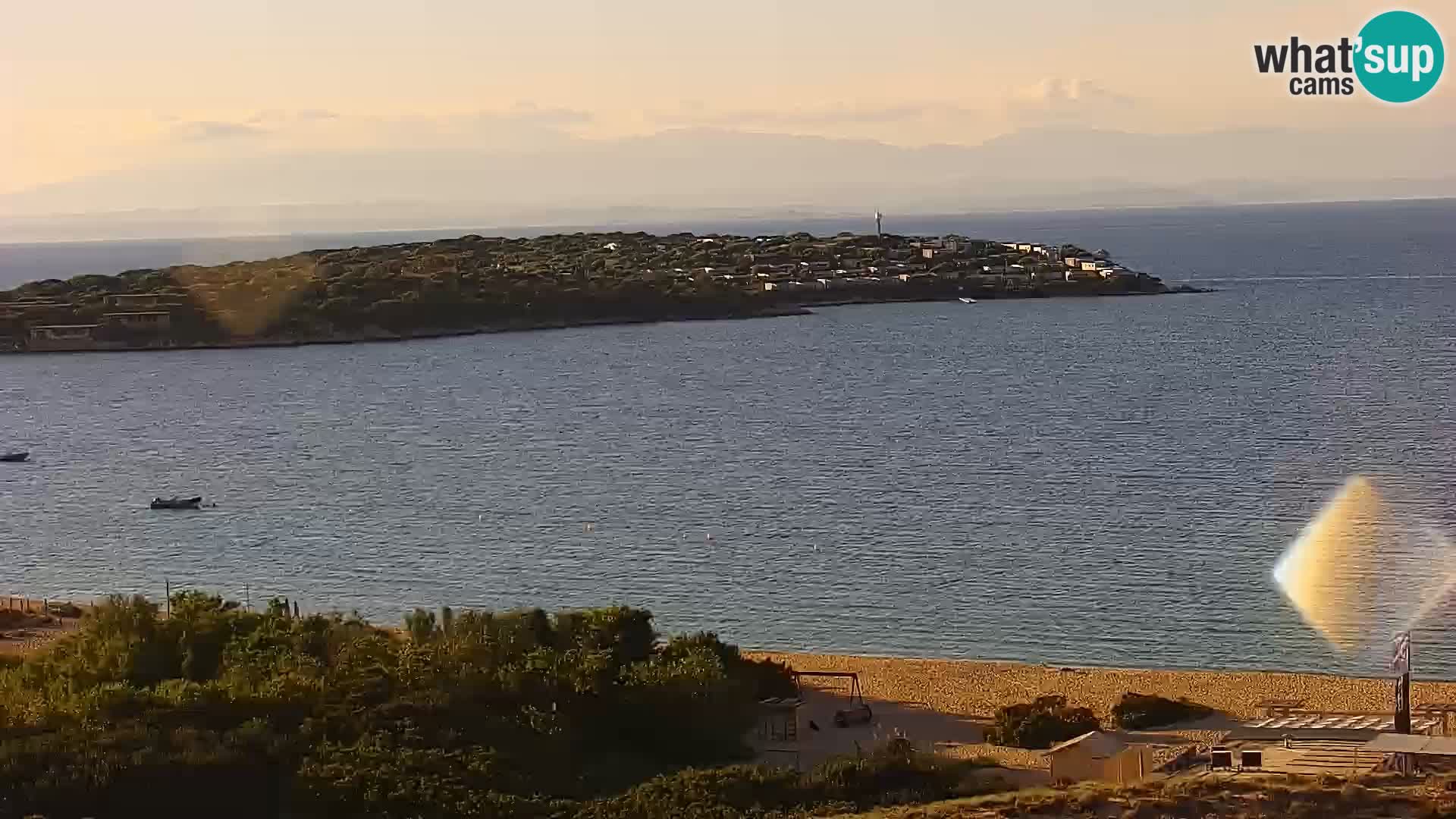 Webcam Strand Porto Pollo Sardinien live kamera