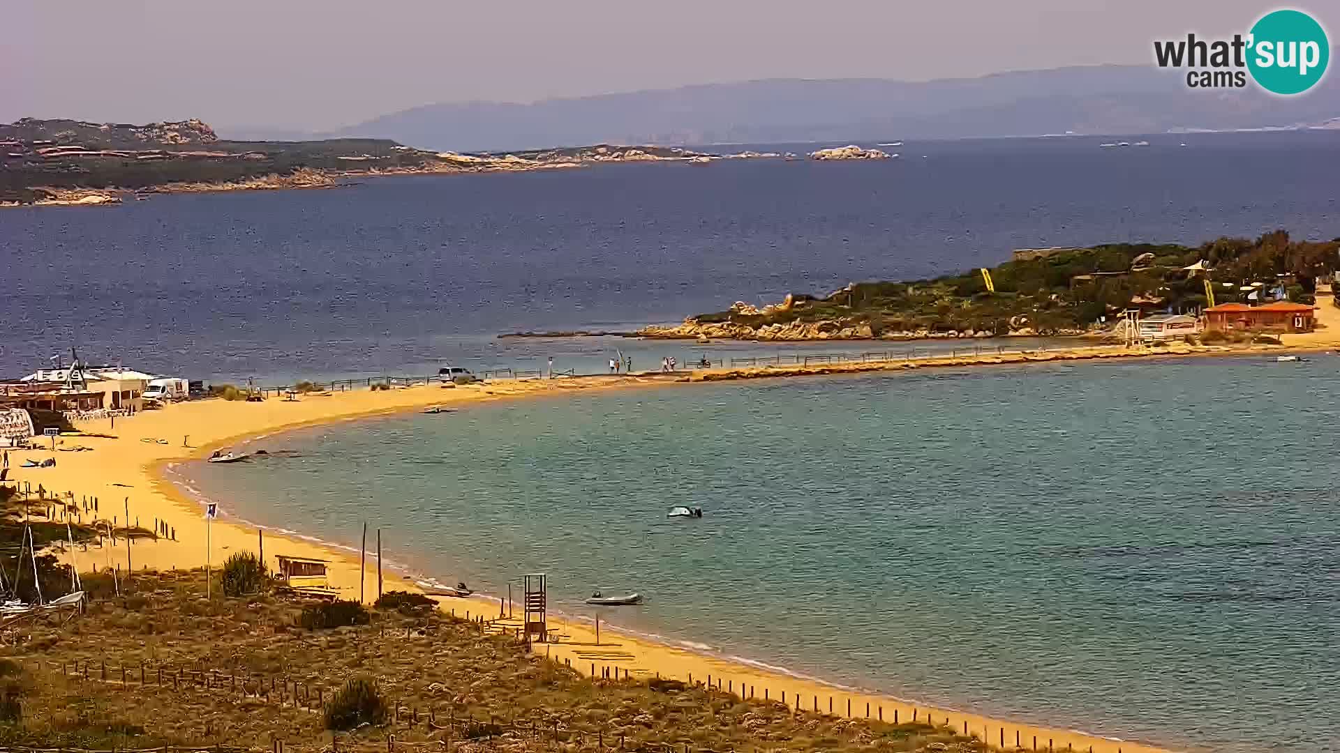 Webcam Strand Porto Pollo Sardinien live kamera