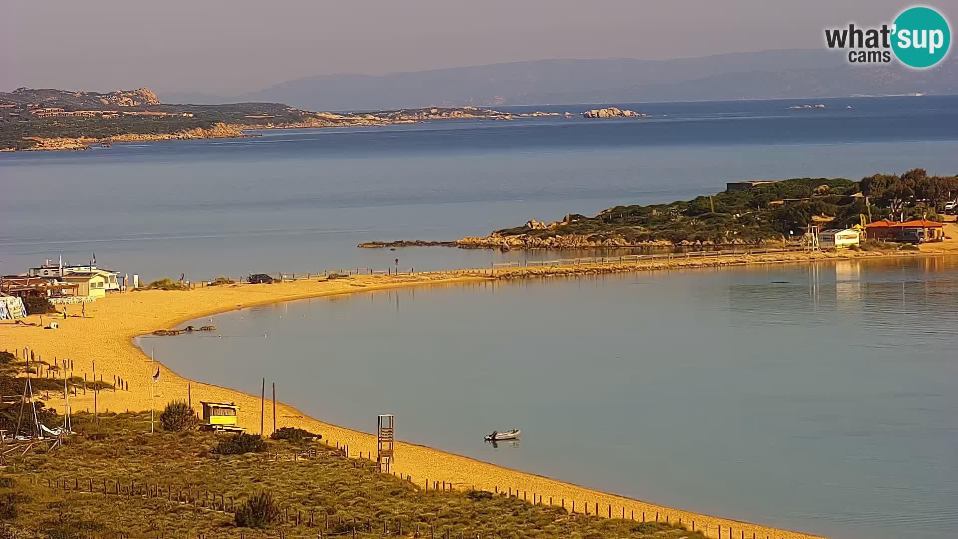 Spletna kamera plaža Porto Pollo Sardinija v živo