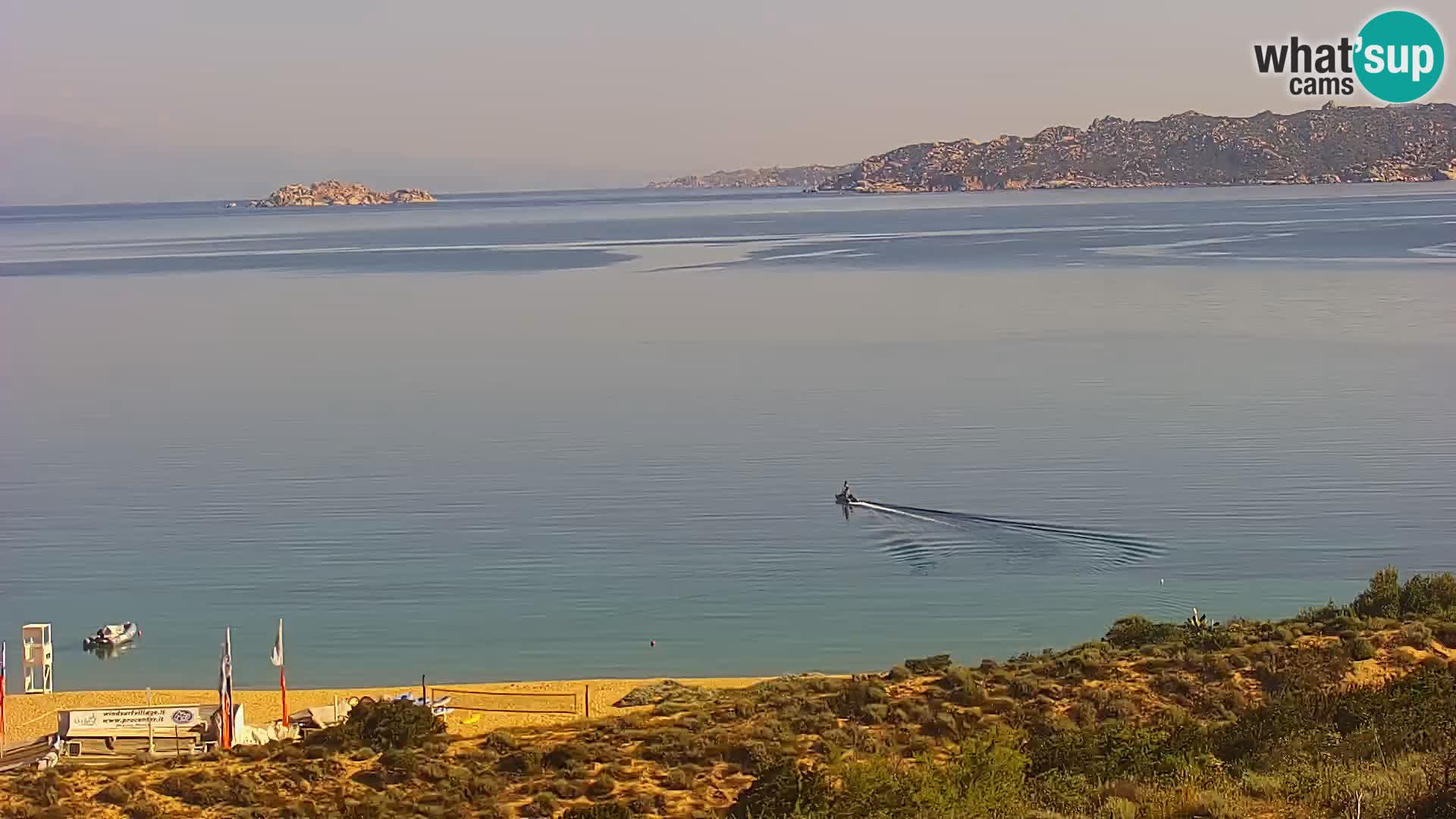 Spletna kamera plaža Porto Pollo Sardinija v živo