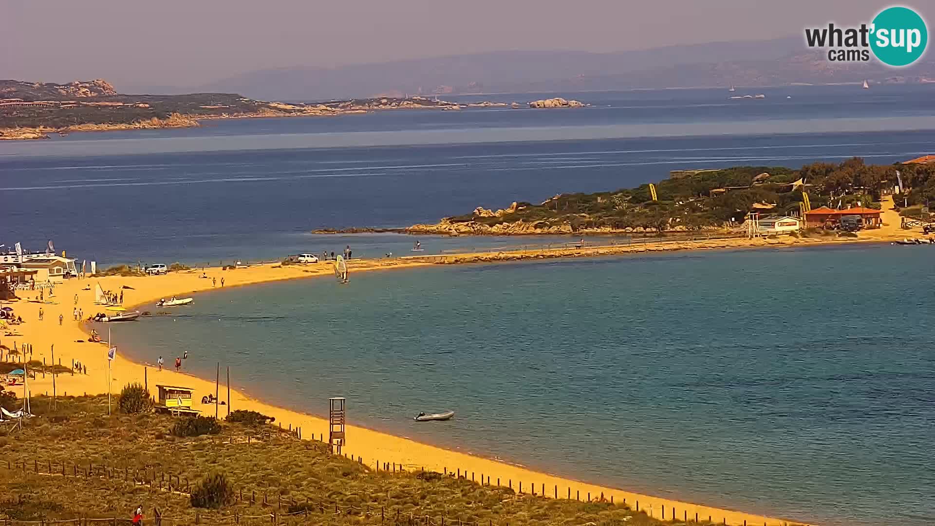 Webcam Strand Porto Pollo Sardinien live kamera
