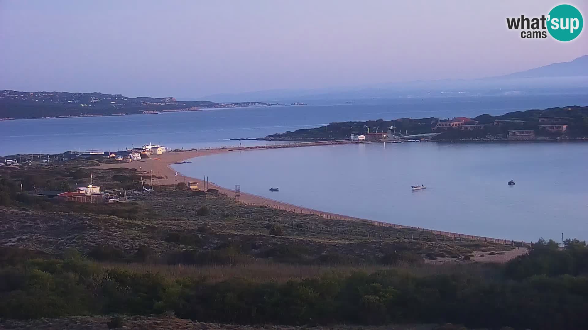 Spletna kamera plaža Porto Pollo Sardinija v živo