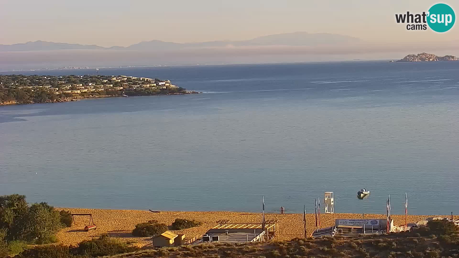 Webcam Porto Pollo le Dune | spiaggia Sardegna