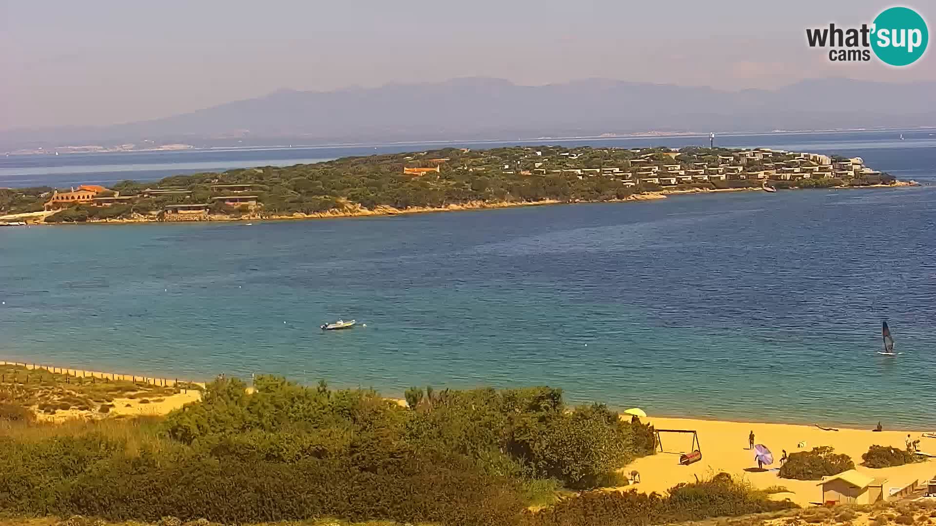 Webcam Strand Porto Pollo Sardinien live kamera