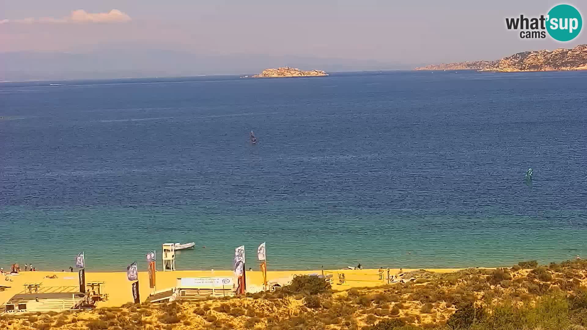Livecam Porto Pollo plage Sardaigne webcam