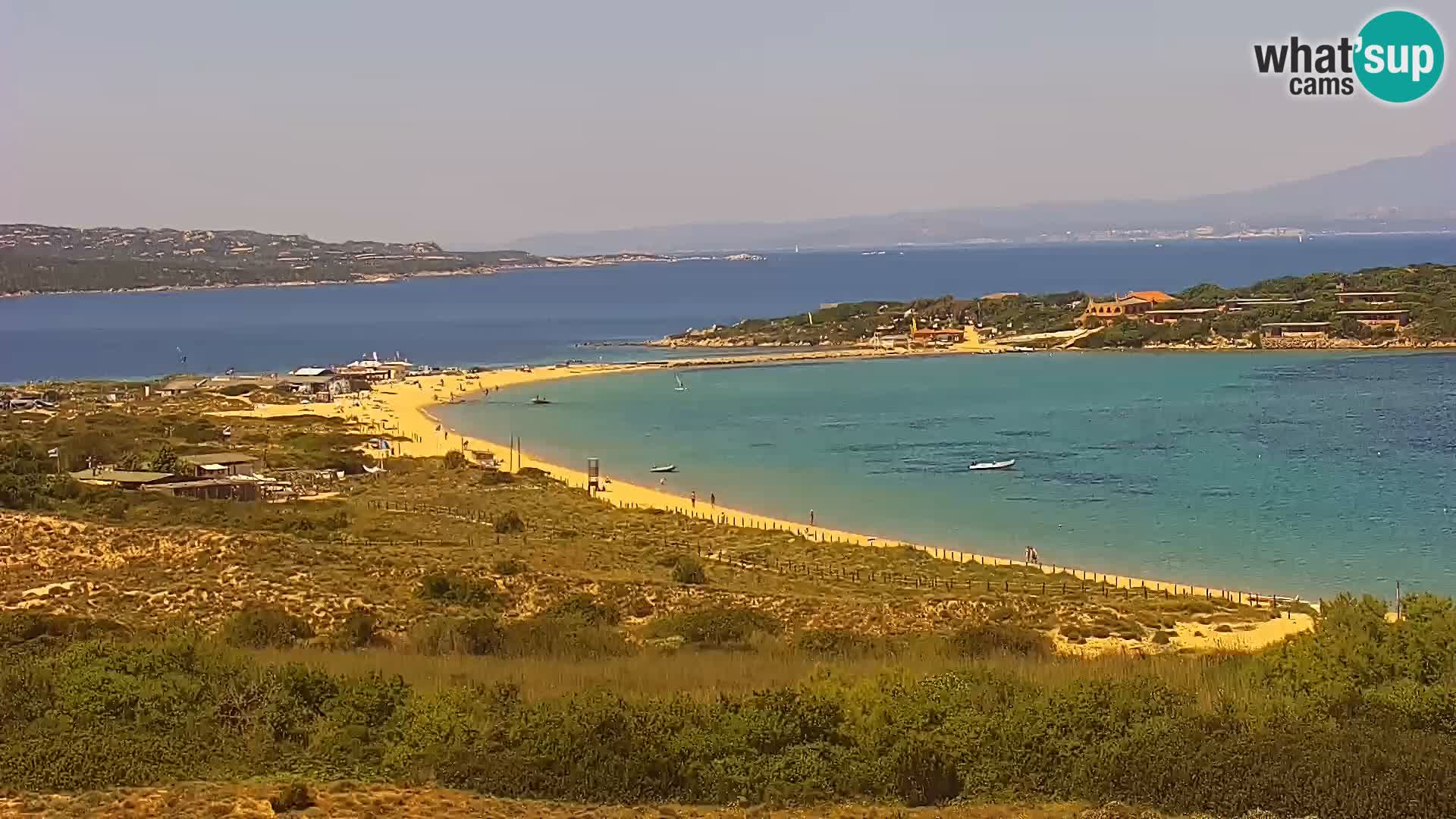 Spletna kamera plaža Porto Pollo Sardinija v živo