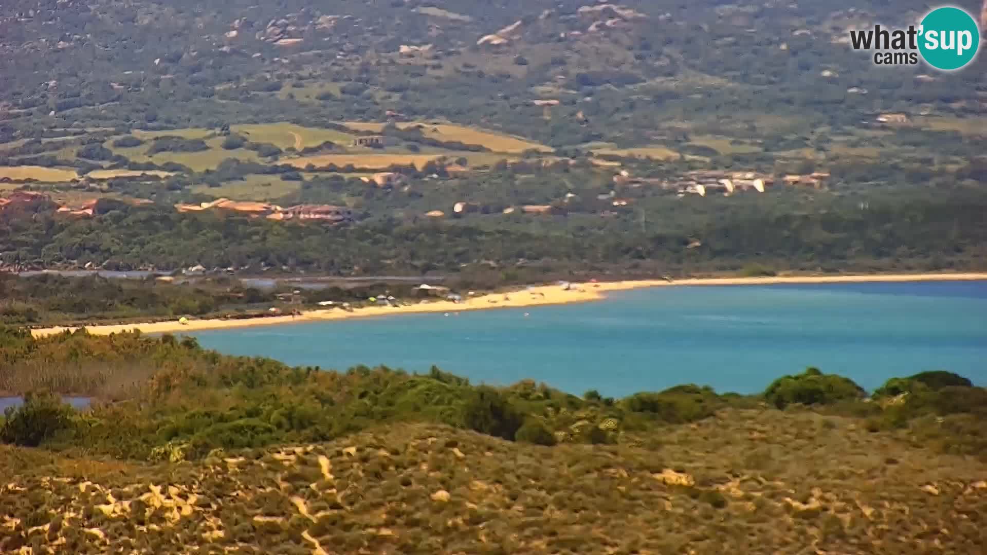 Livecam Porto Pollo plage Sardaigne webcam