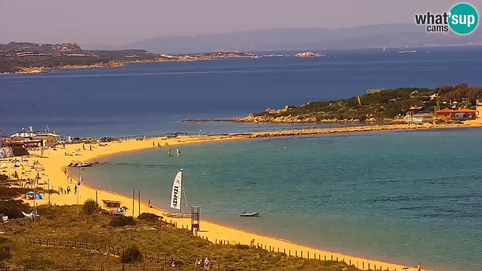 Spletna kamera plaža Porto Pollo Sardinija v živo
