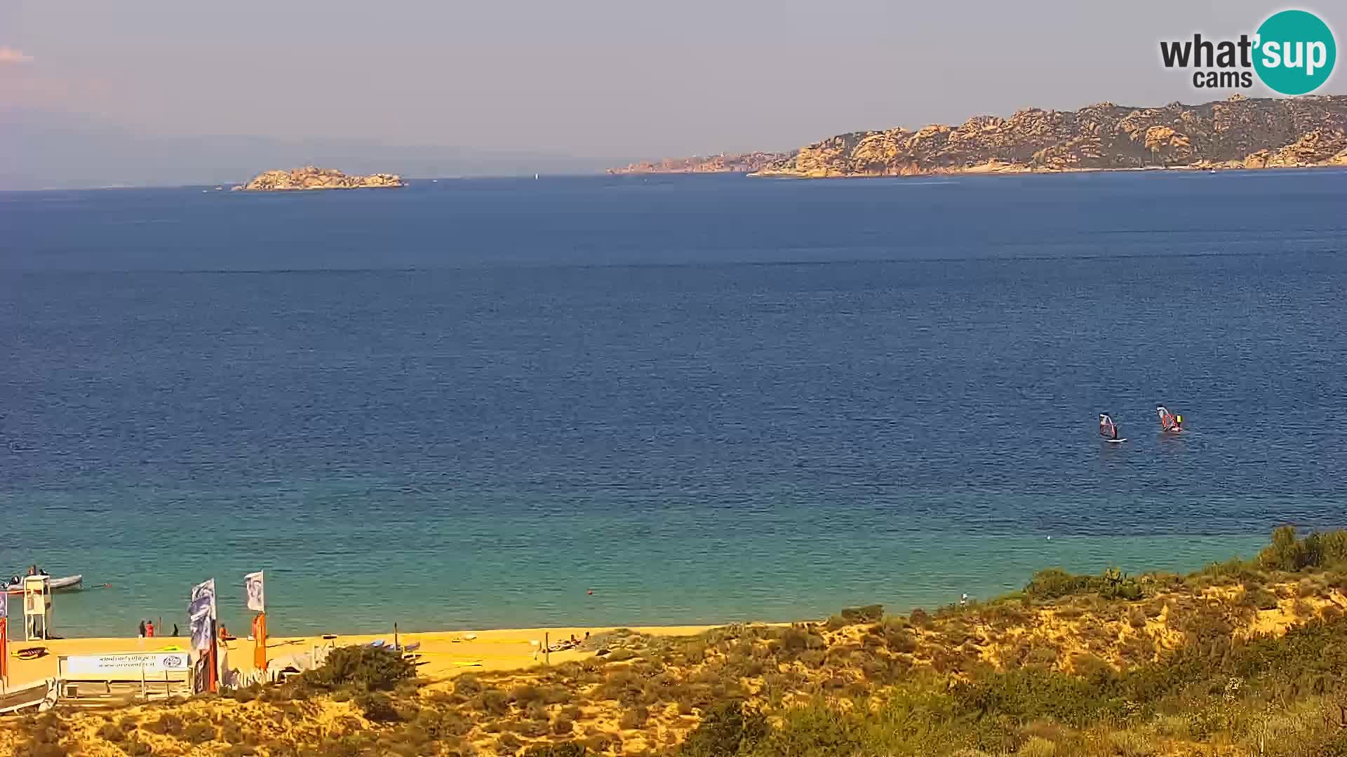 Livecam Porto Pollo plage Sardaigne webcam