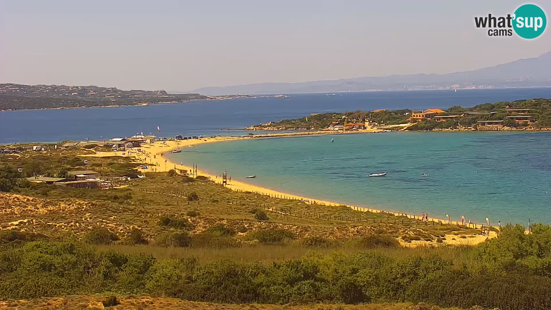 Spletna kamera plaža Porto Pollo Sardinija v živo