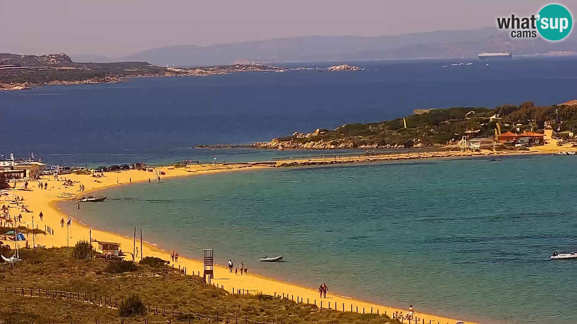 Spletna kamera plaža Porto Pollo Sardinija v živo