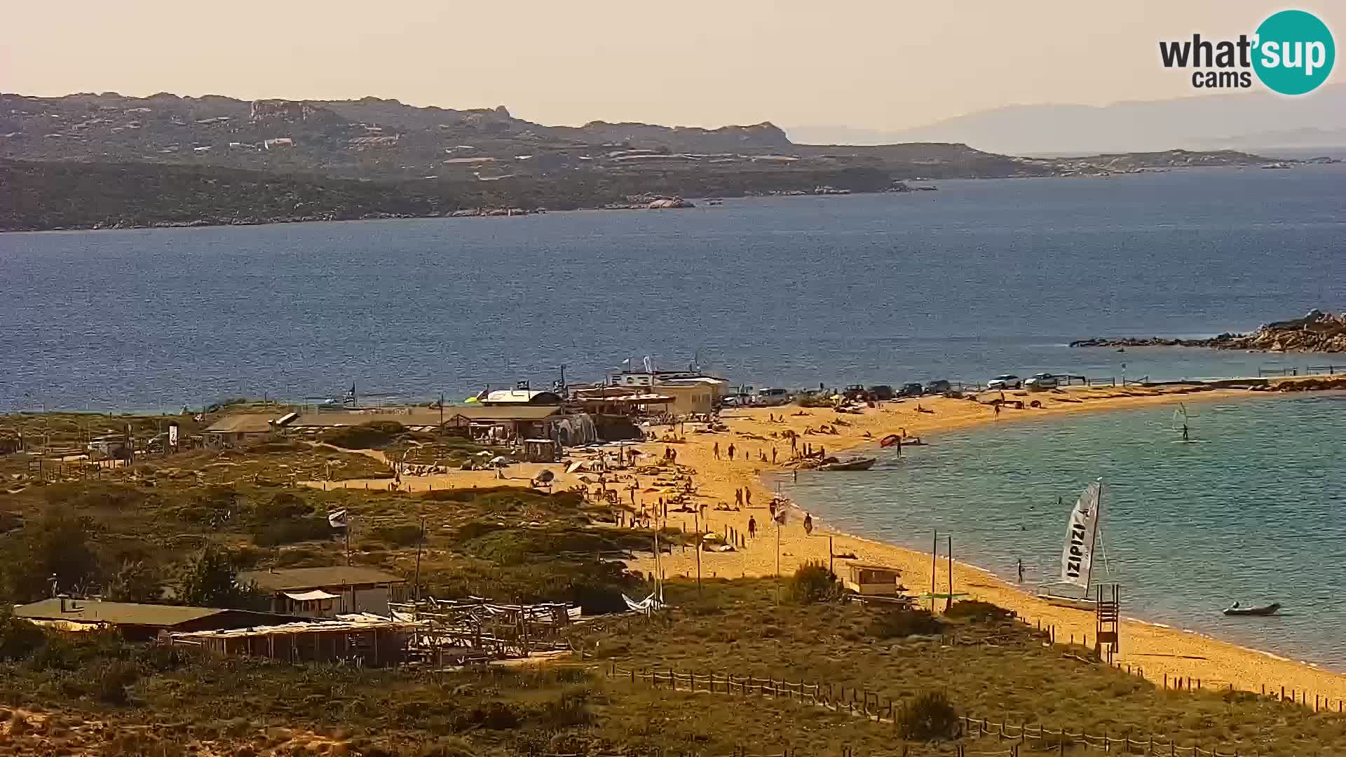Spletna kamera plaža Porto Pollo Sardinija v živo