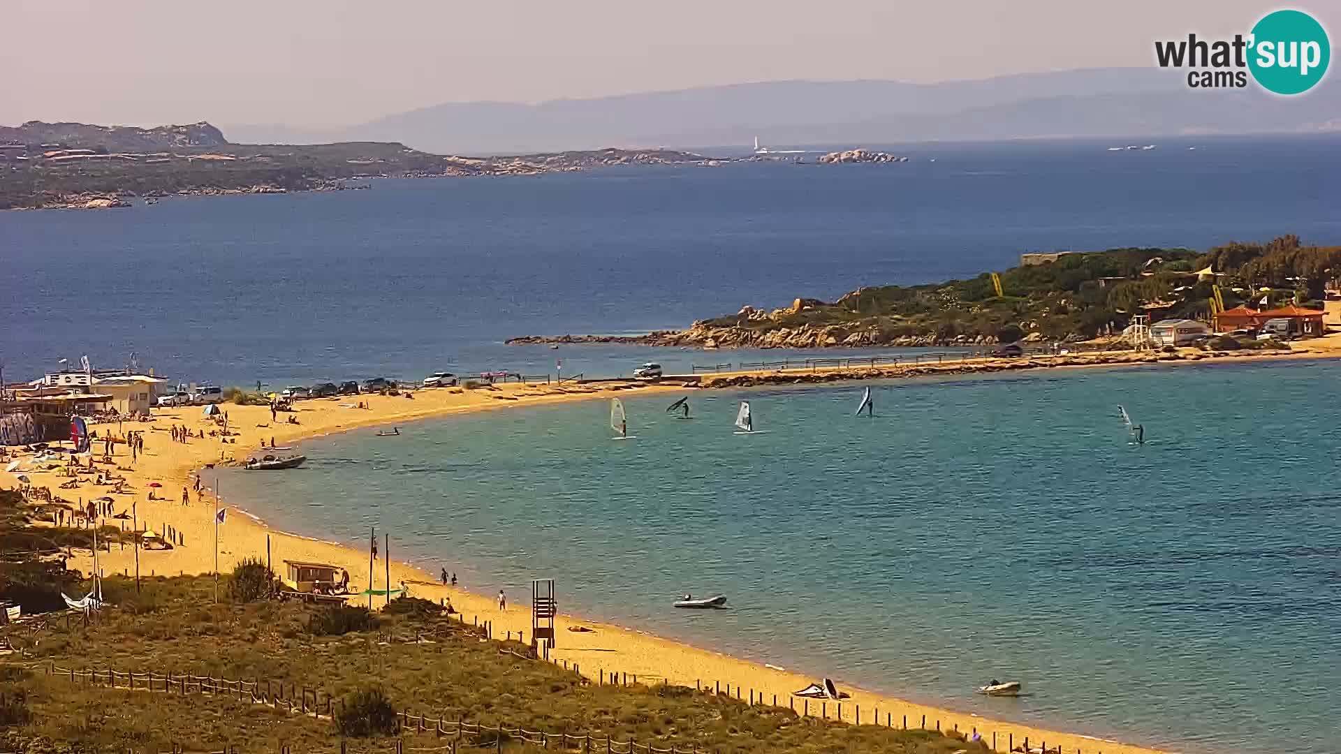 Livecam Porto Pollo plage Sardaigne webcam
