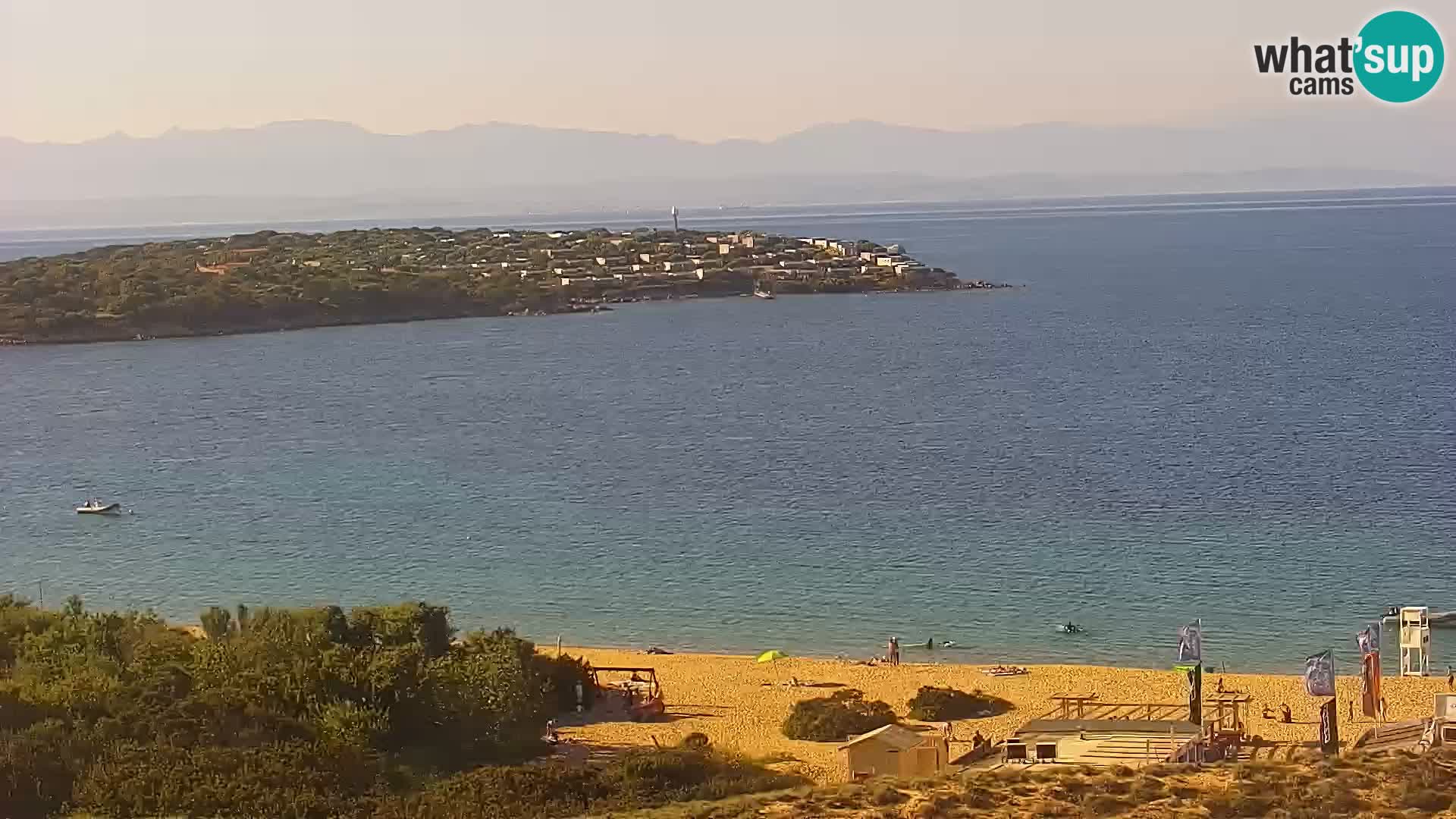 Spletna kamera plaža Porto Pollo Sardinija v živo