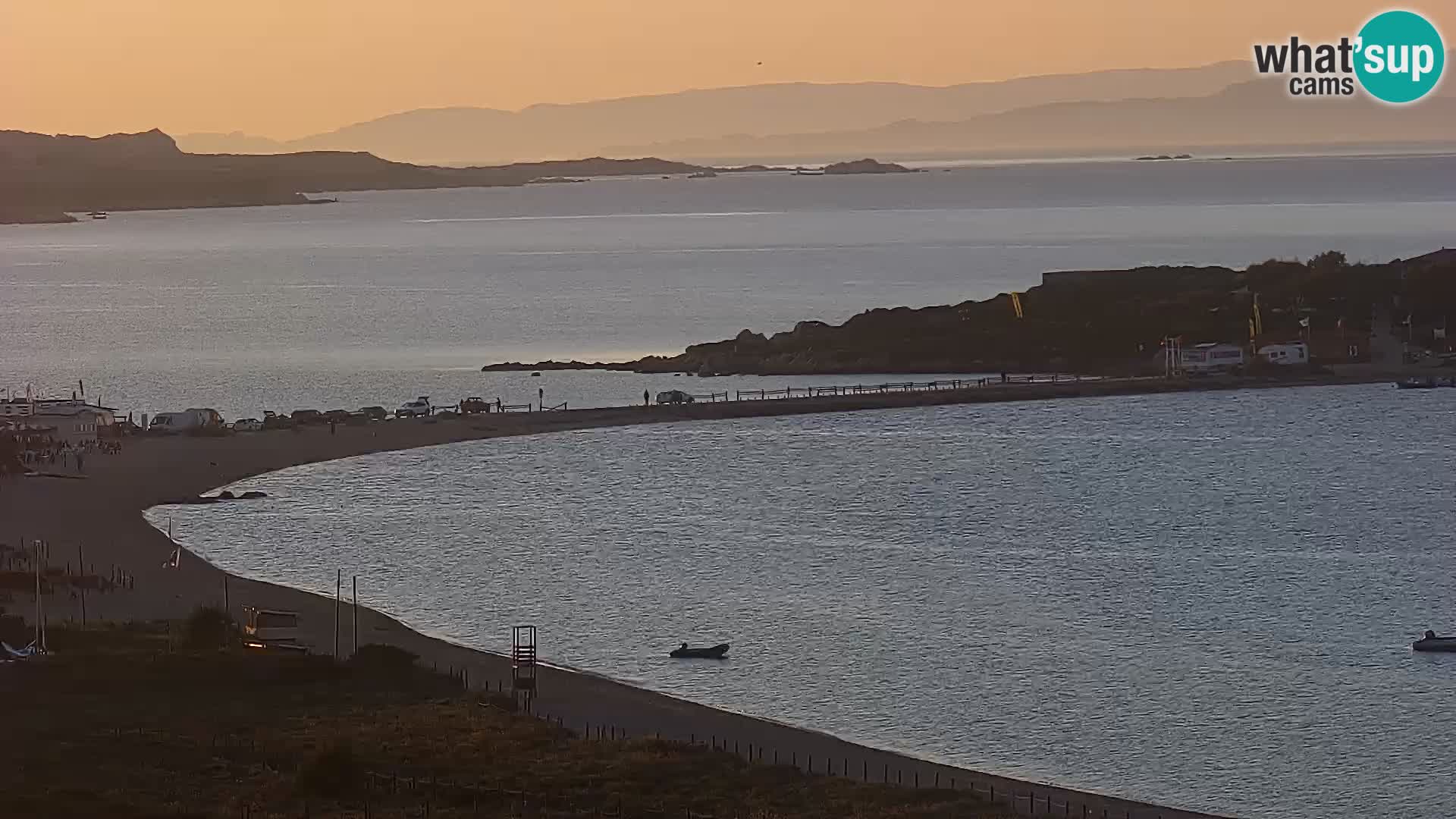Webcam Strand Porto Pollo Sardinien live kamera