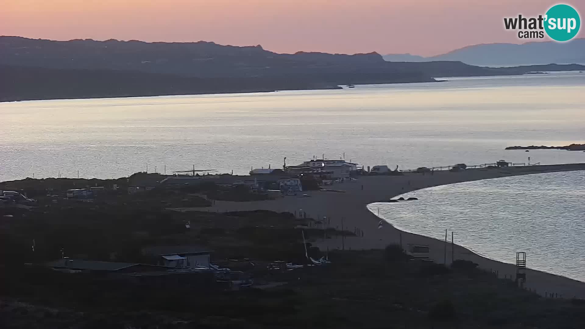 Webcam Strand Porto Pollo Sardinien live kamera