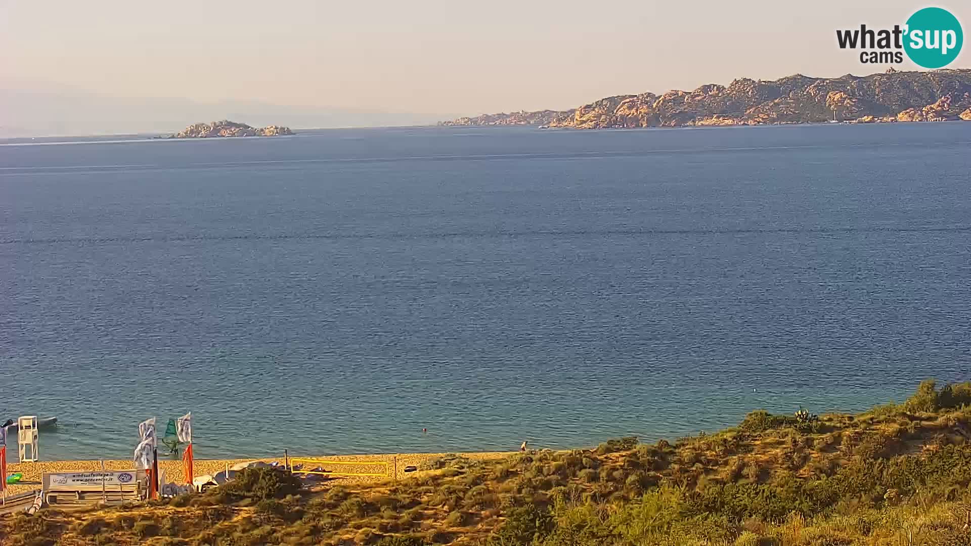 Spletna kamera plaža Porto Pollo Sardinija v živo