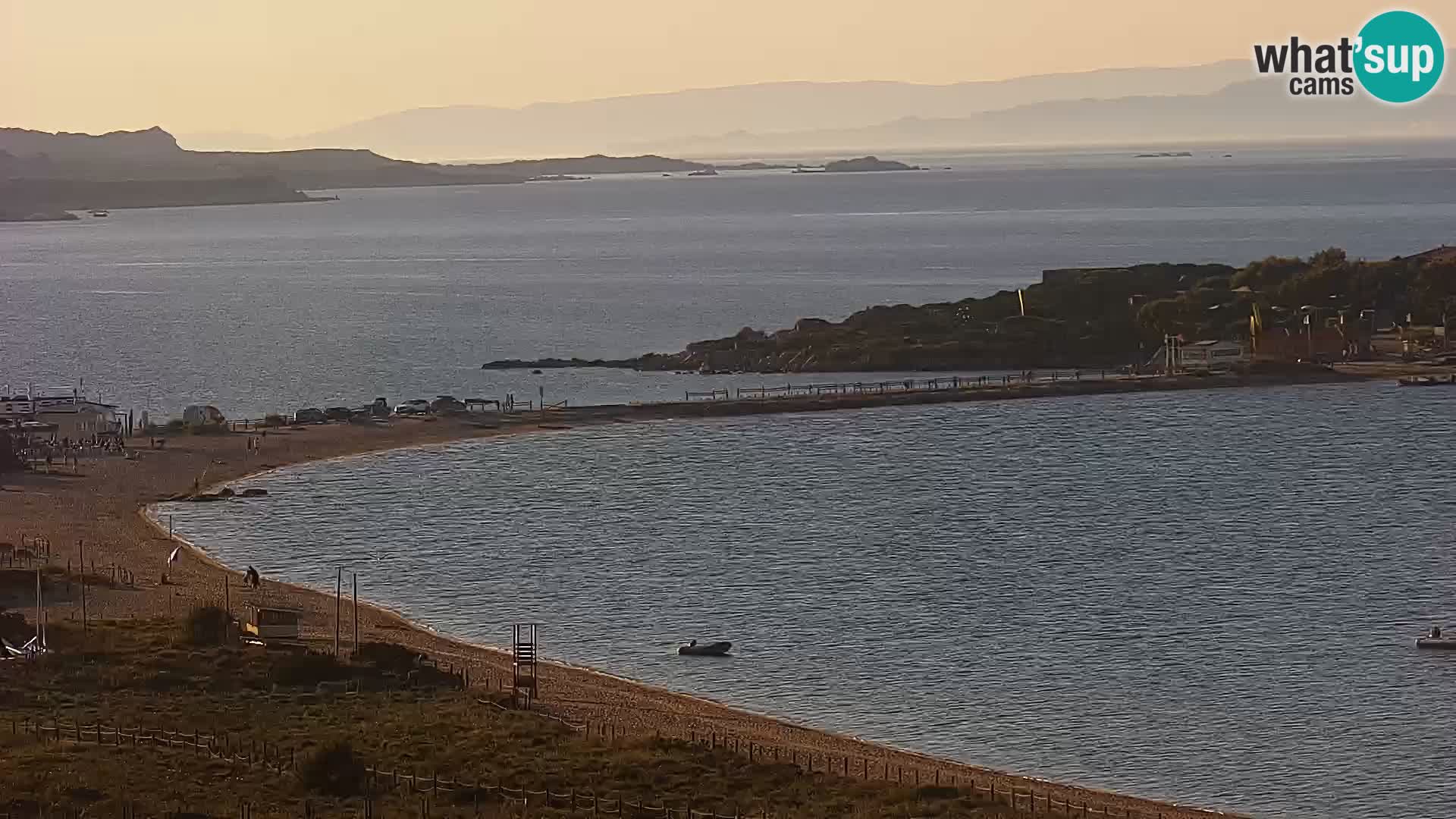 Livecam Porto Pollo plage Sardaigne webcam